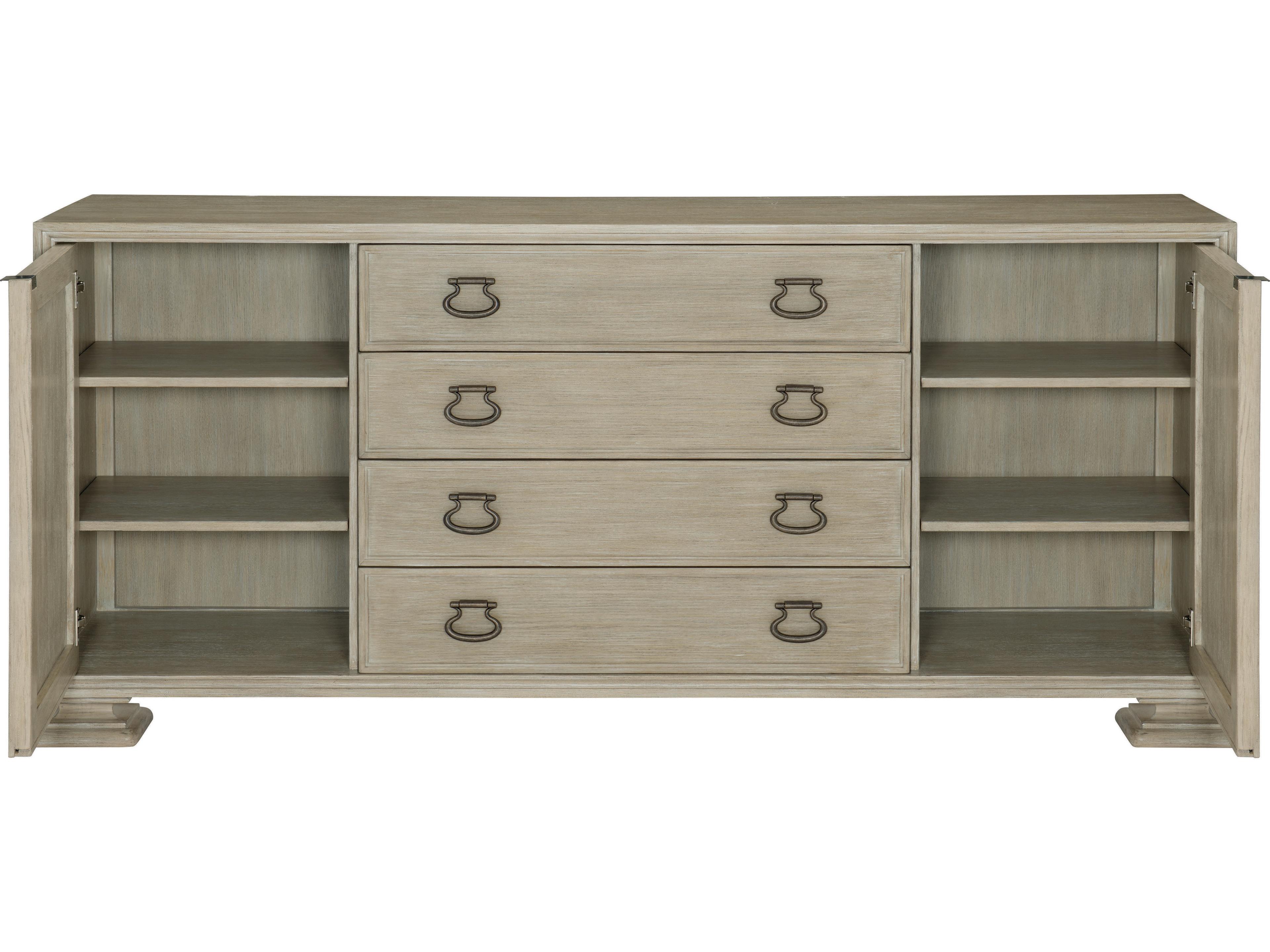 Bernhardt Santa Barbara 81" Oak Wood Sandstone Buffet