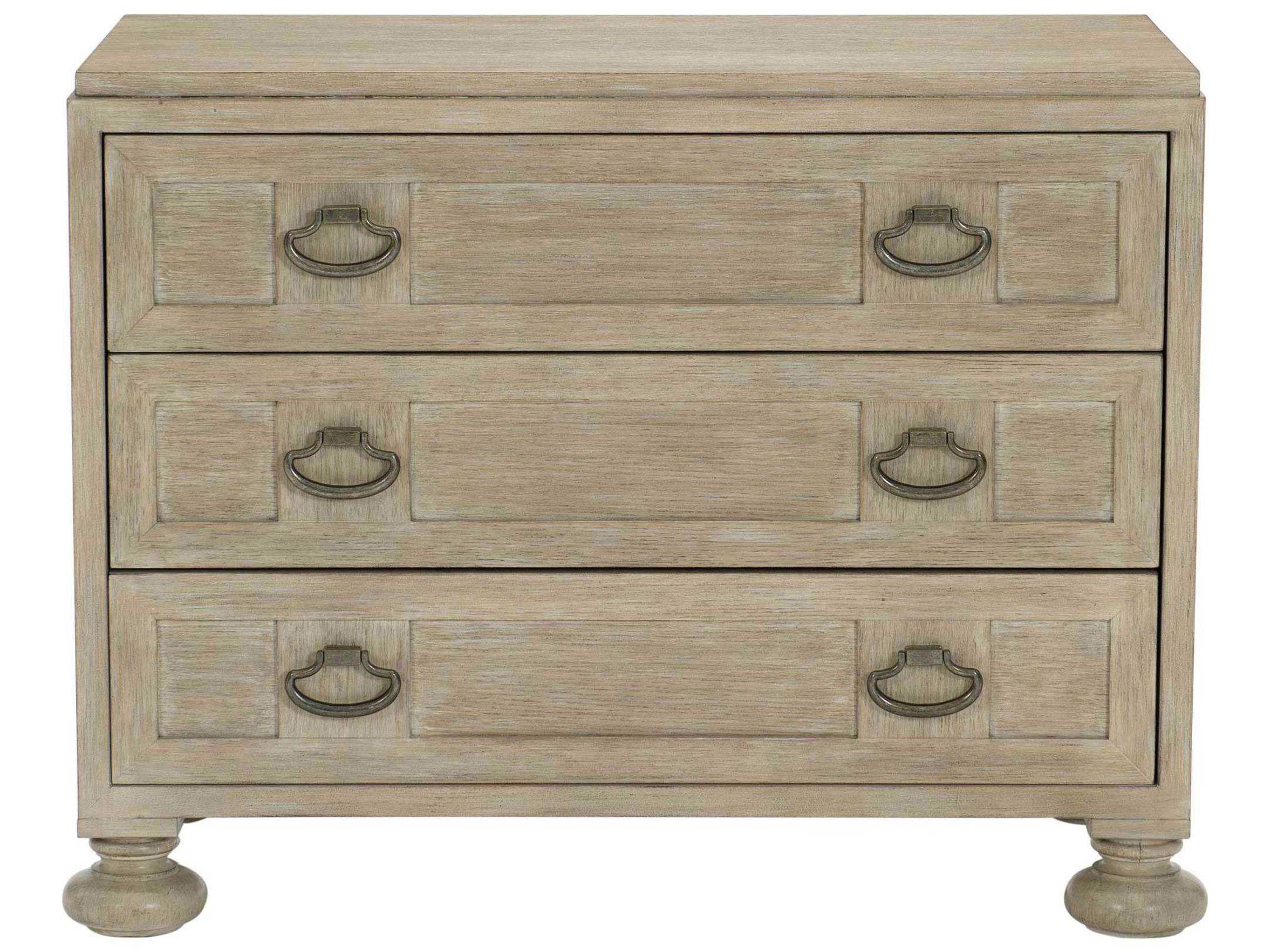 Nightstand Santa Barbara 3-Drawer Sandstone Oak