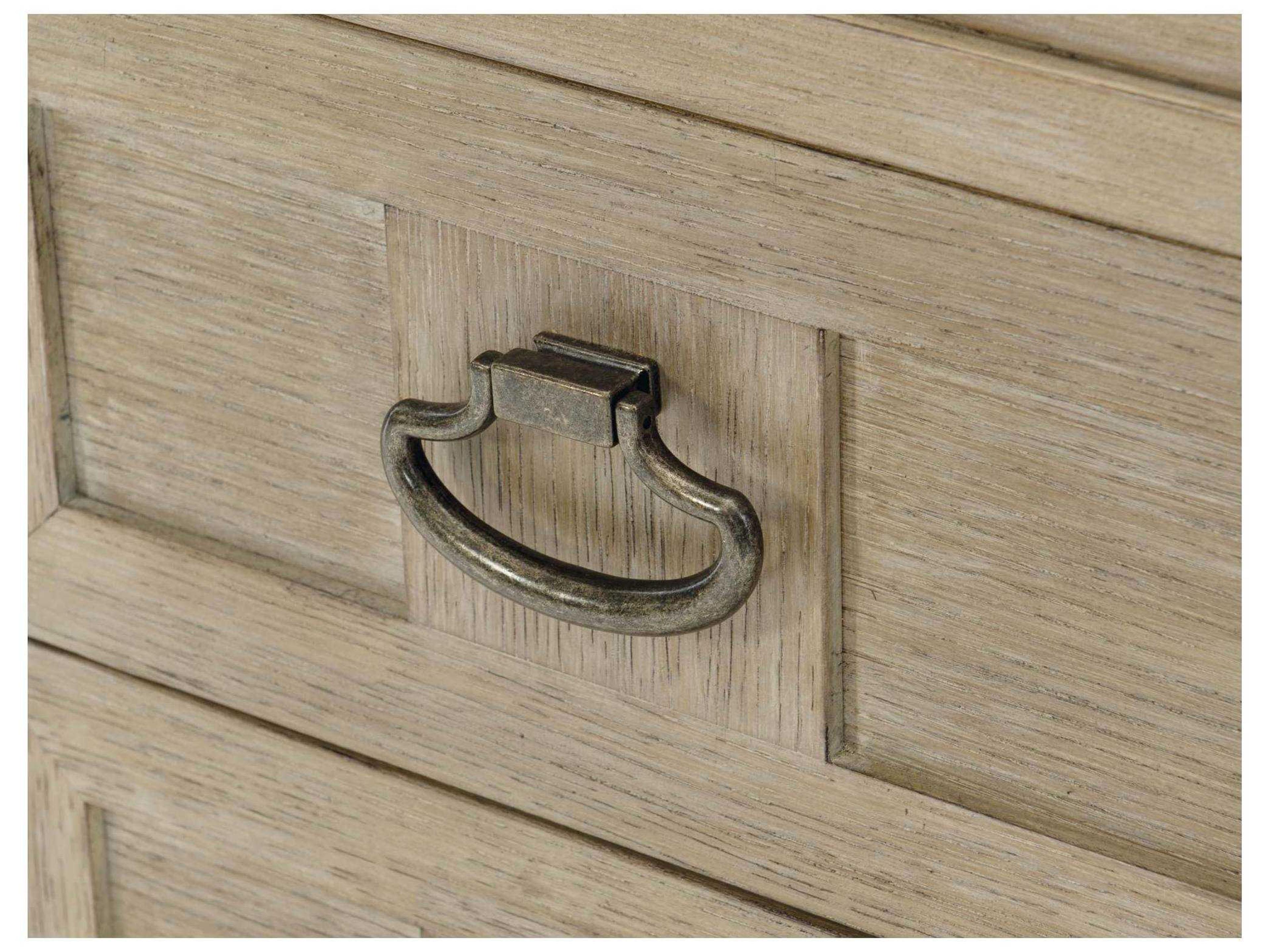 Bernhardt Santa Barbara 3-Drawers Brown Oak Wood Chest Bachelor's Chest