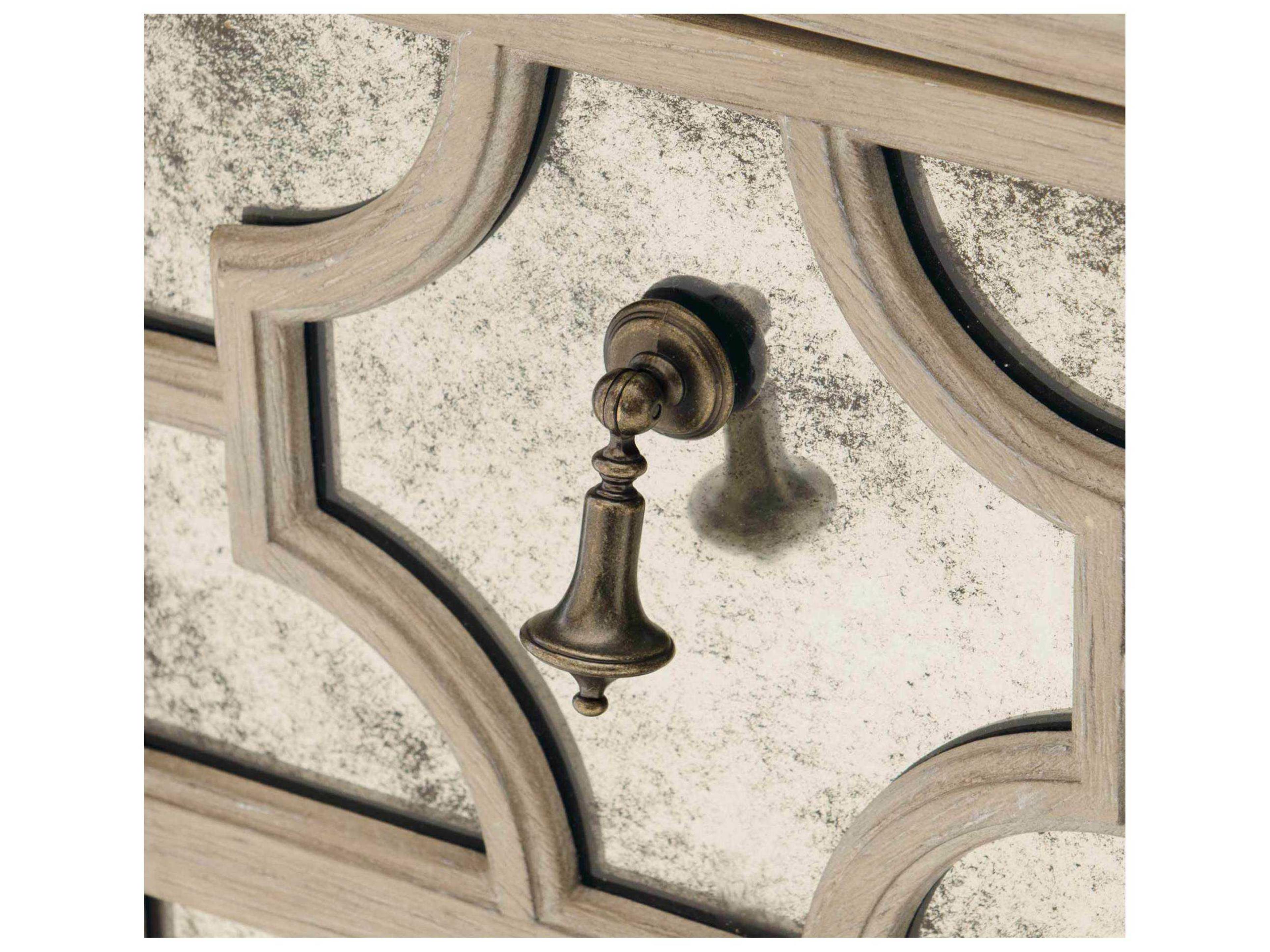 Bernhardt Santa Barbara 3-Drawers Brown Oak Wood Nightstand