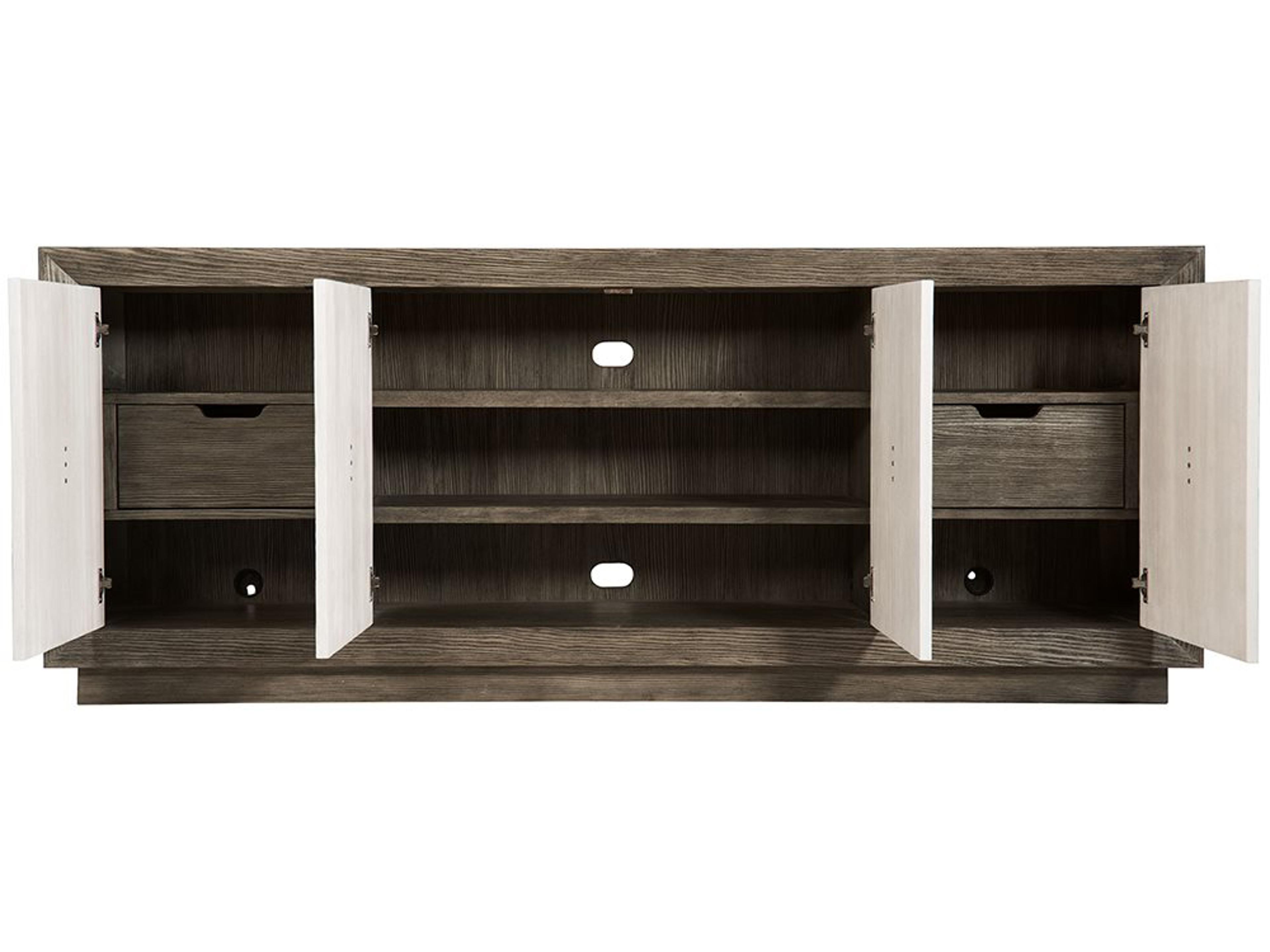 Bernhardt Luca 125" Quartered Pine Clove Entertainment Credenza