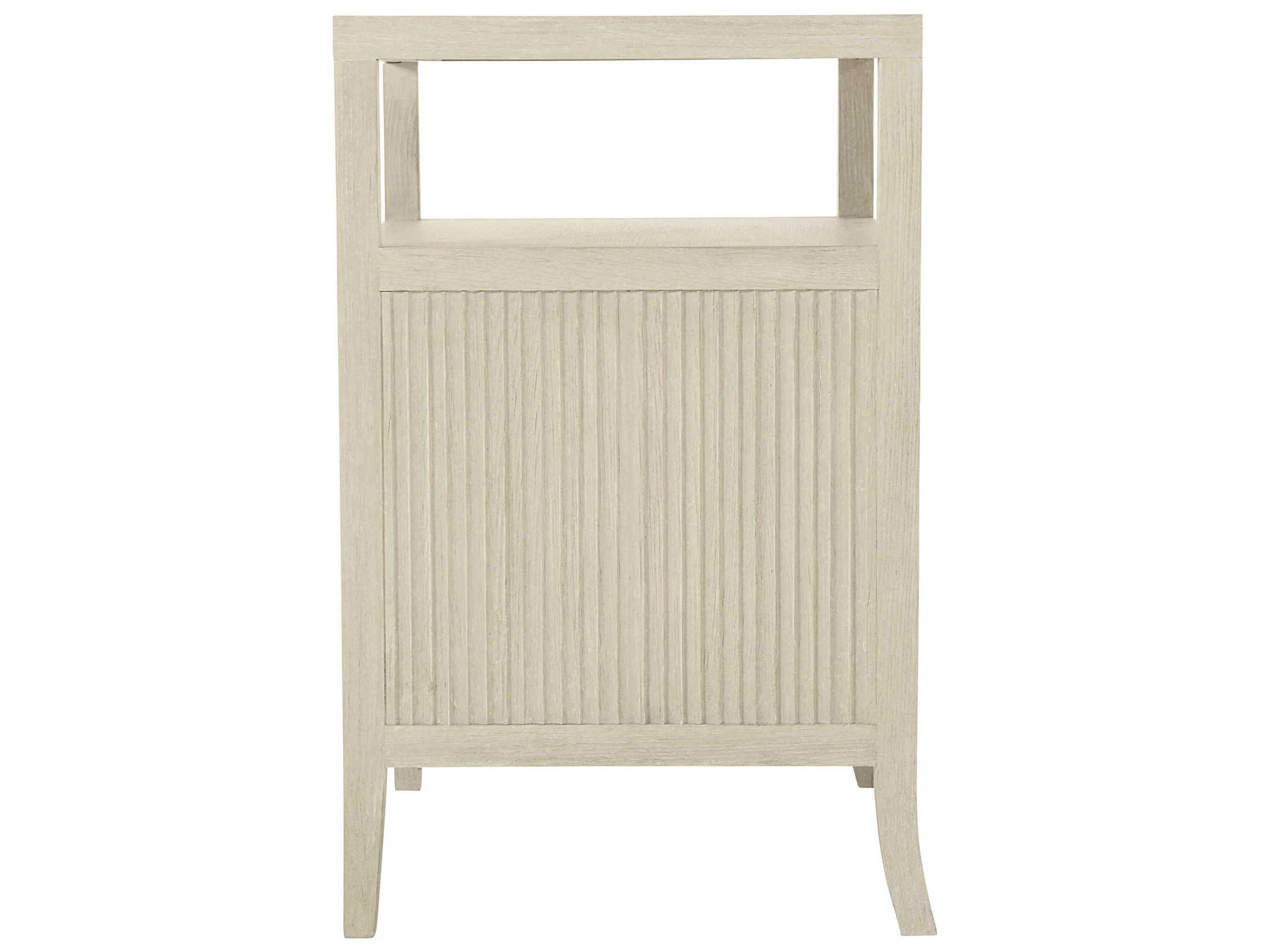 Bernhardt East Hampton 2-Drawers White Ash Wood Nightstand