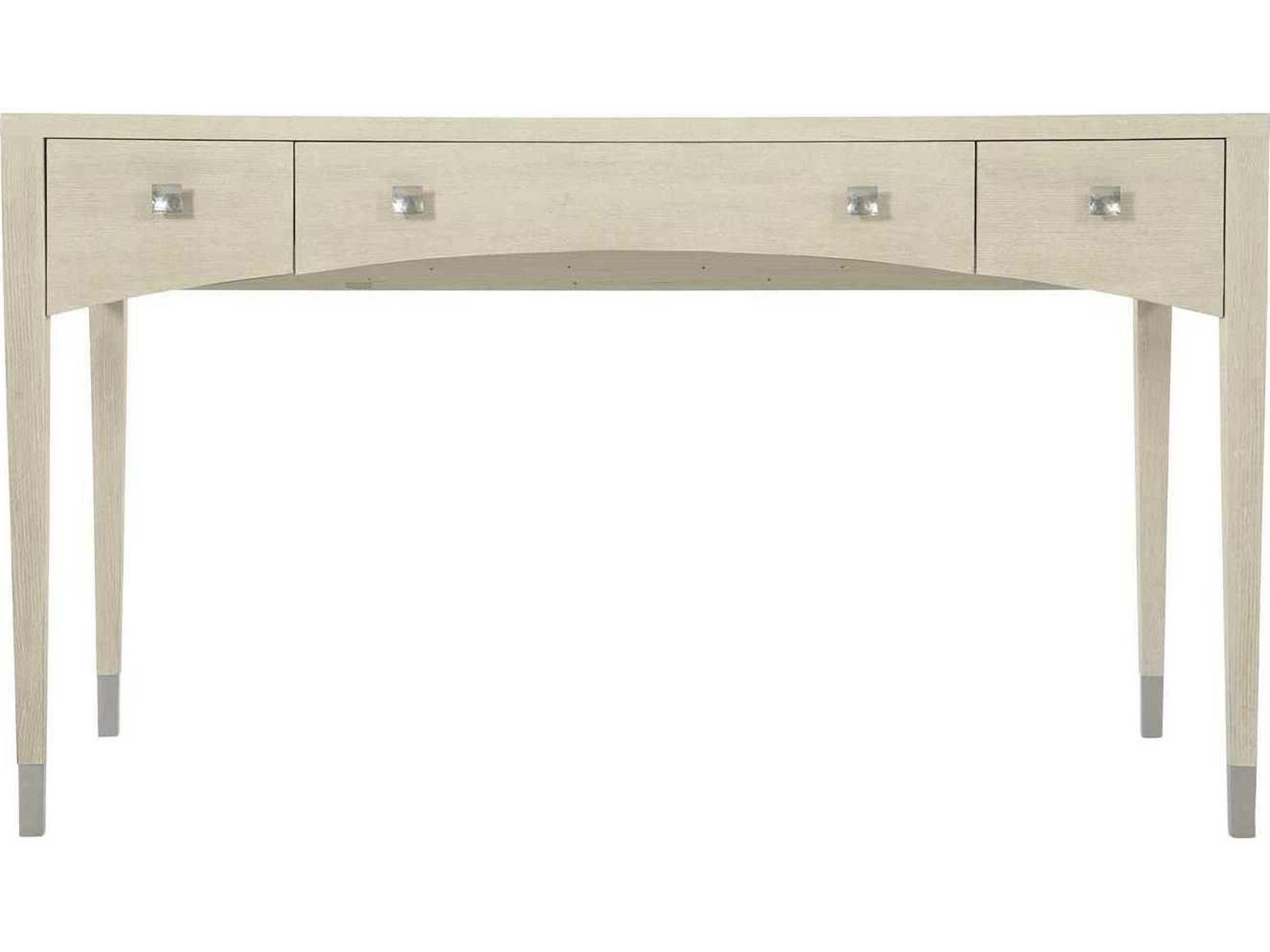 Bernhardt East Hampton Cerused Linen White Ash Wood Secretary Desk