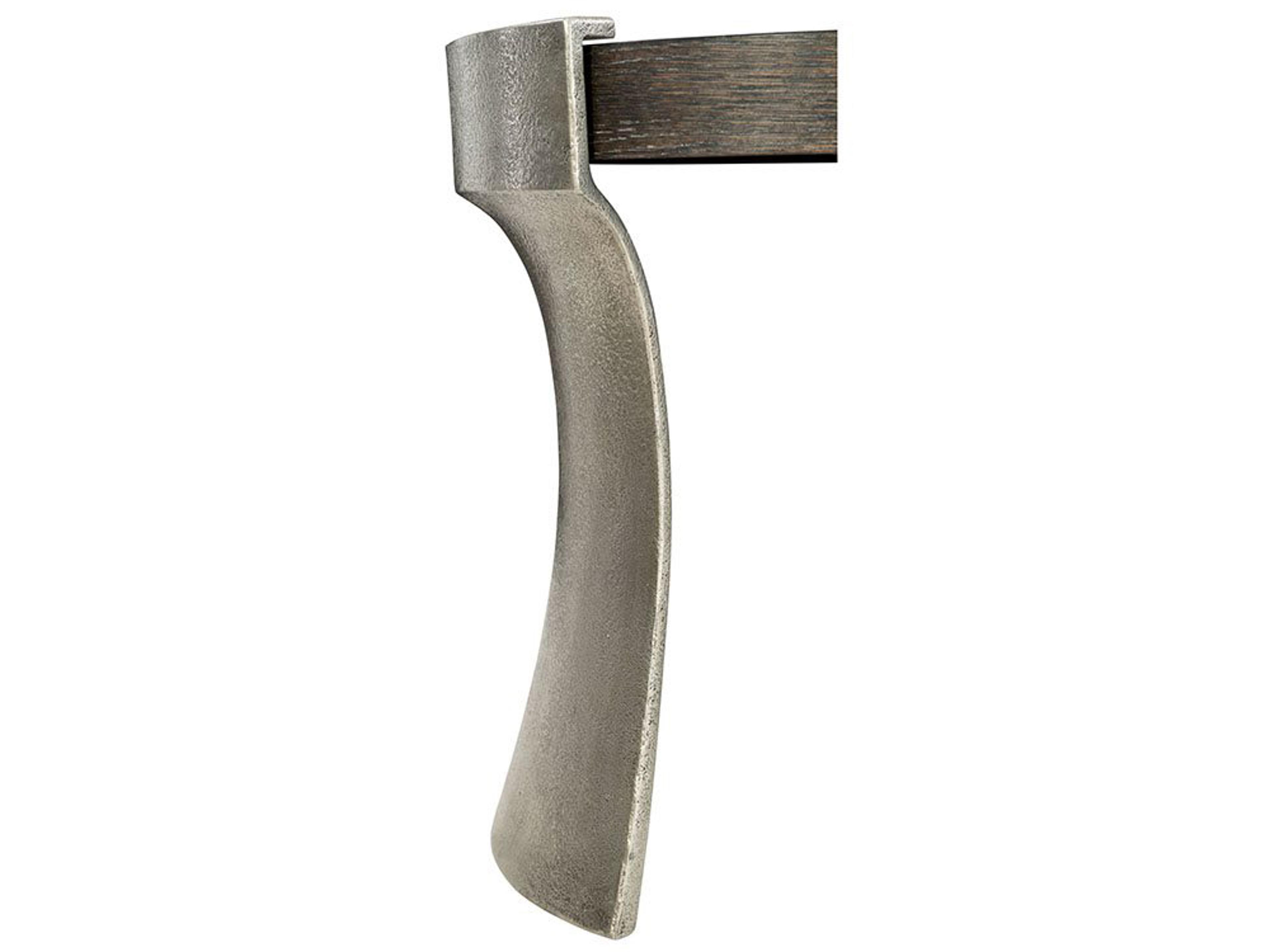 Bernhardt Gainsford Round Wood Weathered Charcoal Graphite End Table