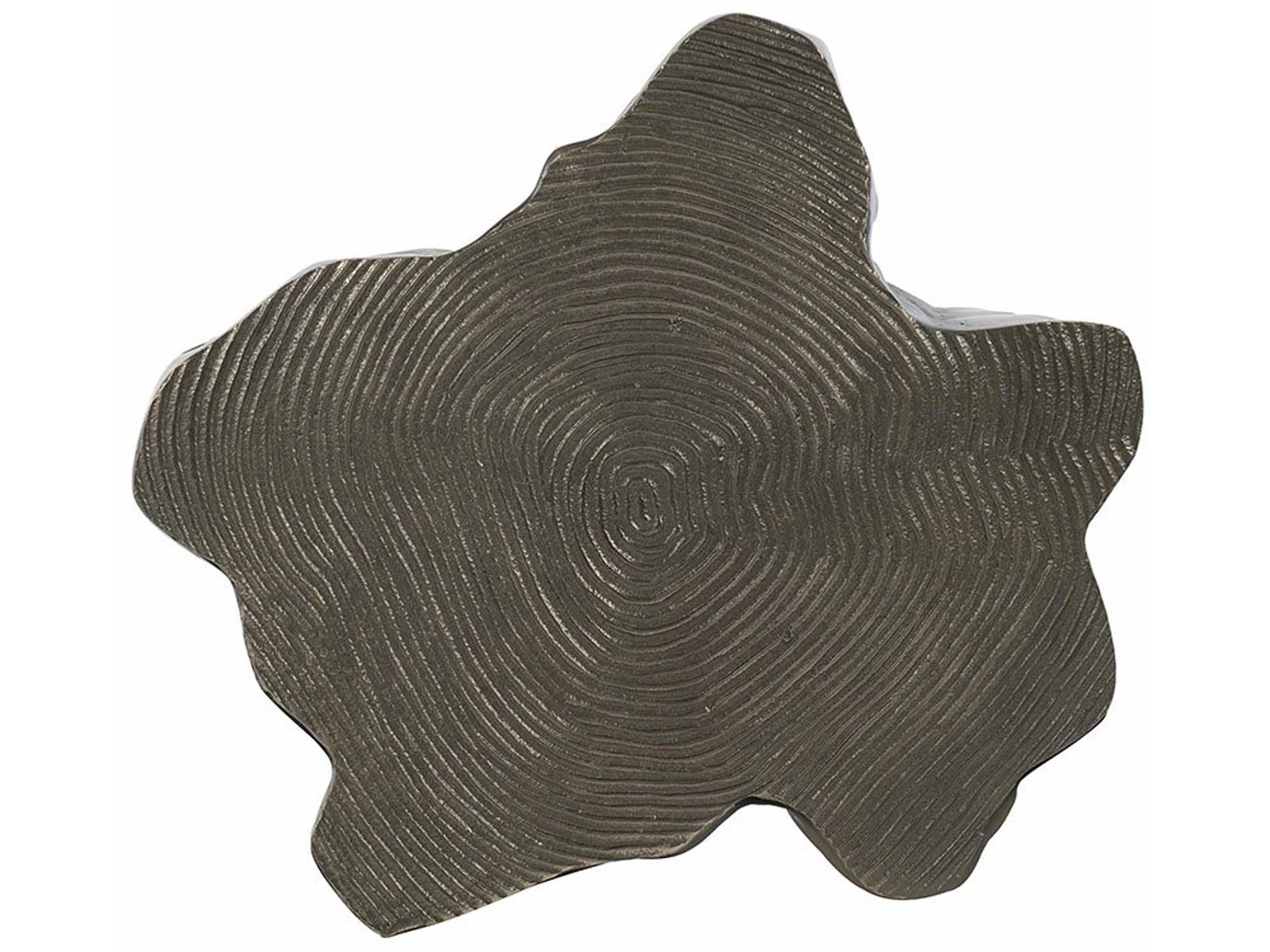 Bernhardt Interiors Zephyr Metal Graphite Drink Table