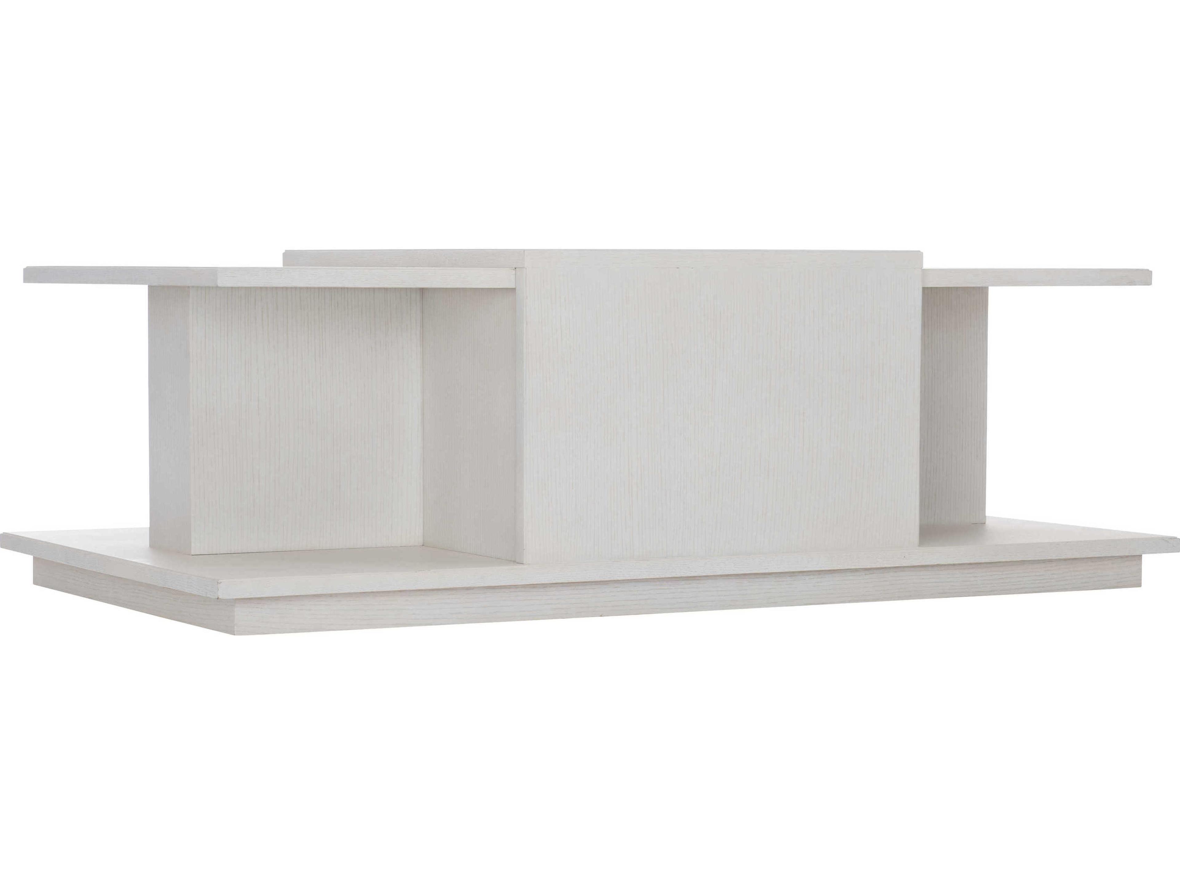 Arnette Rectangular Wood White Cocktail Table