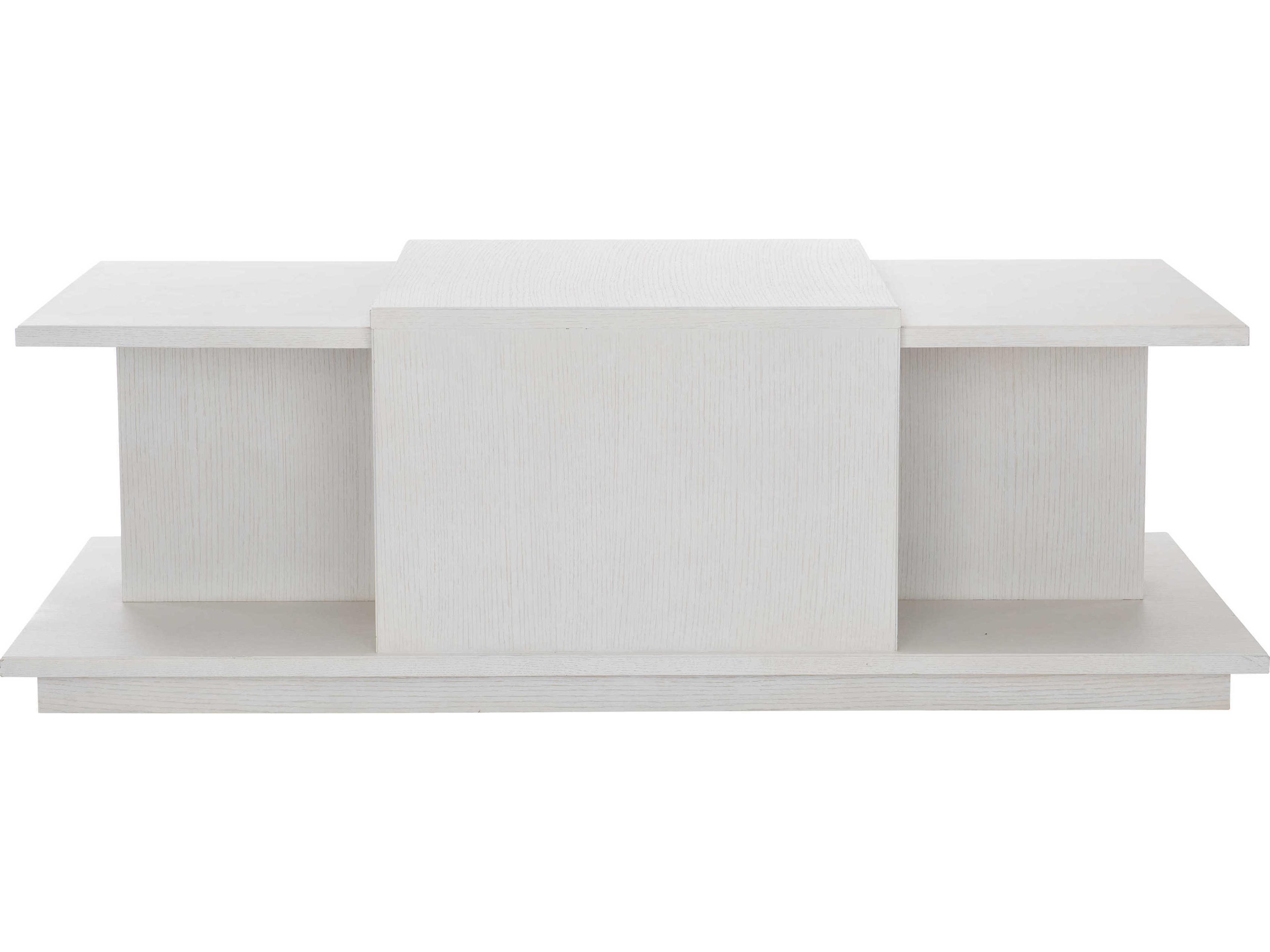 Bernhardt Arnette Rectangular Wood White Cocktail Table