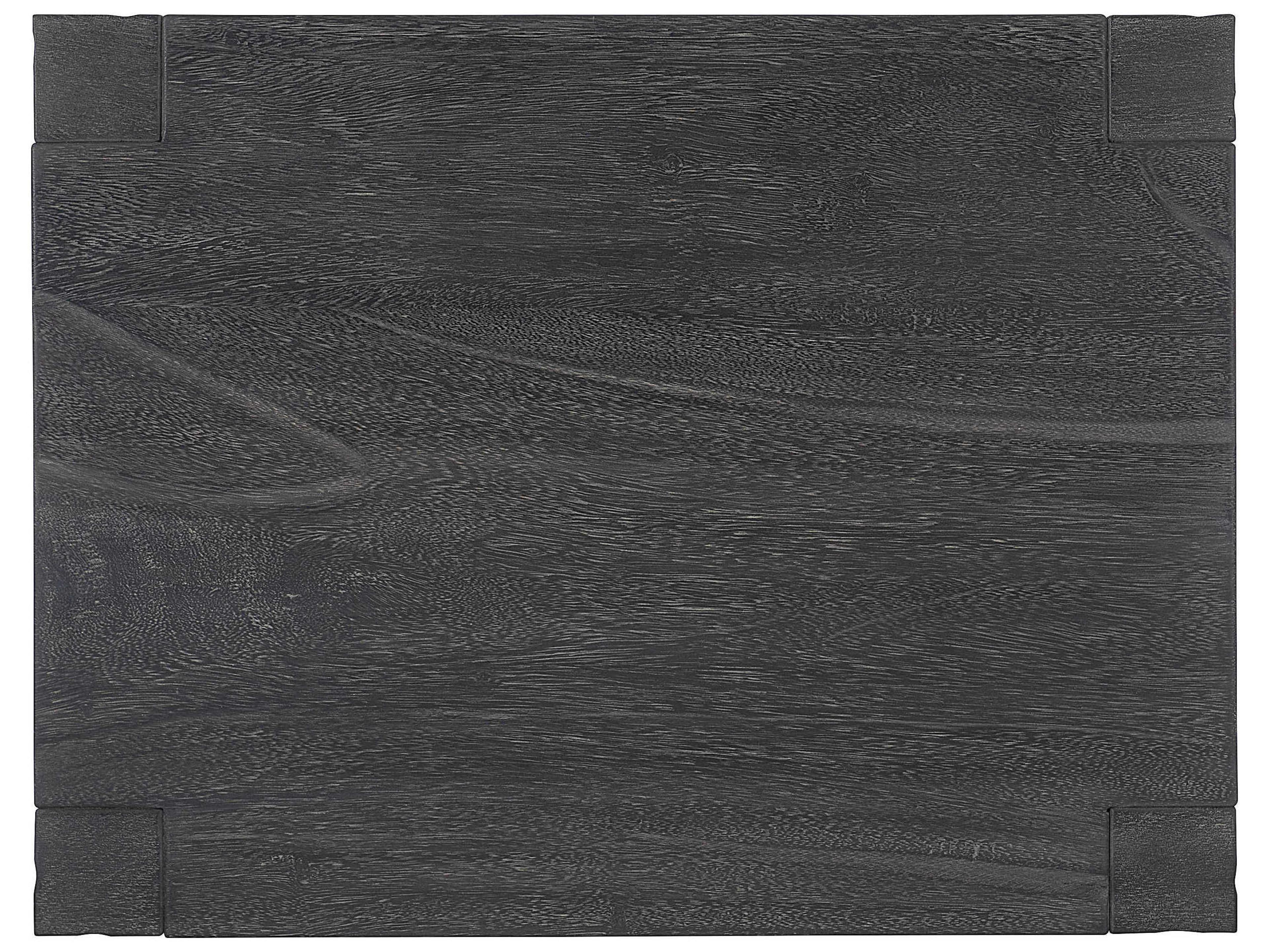 Bernhardt Berkely Rectangular Wood Carbonized End Table