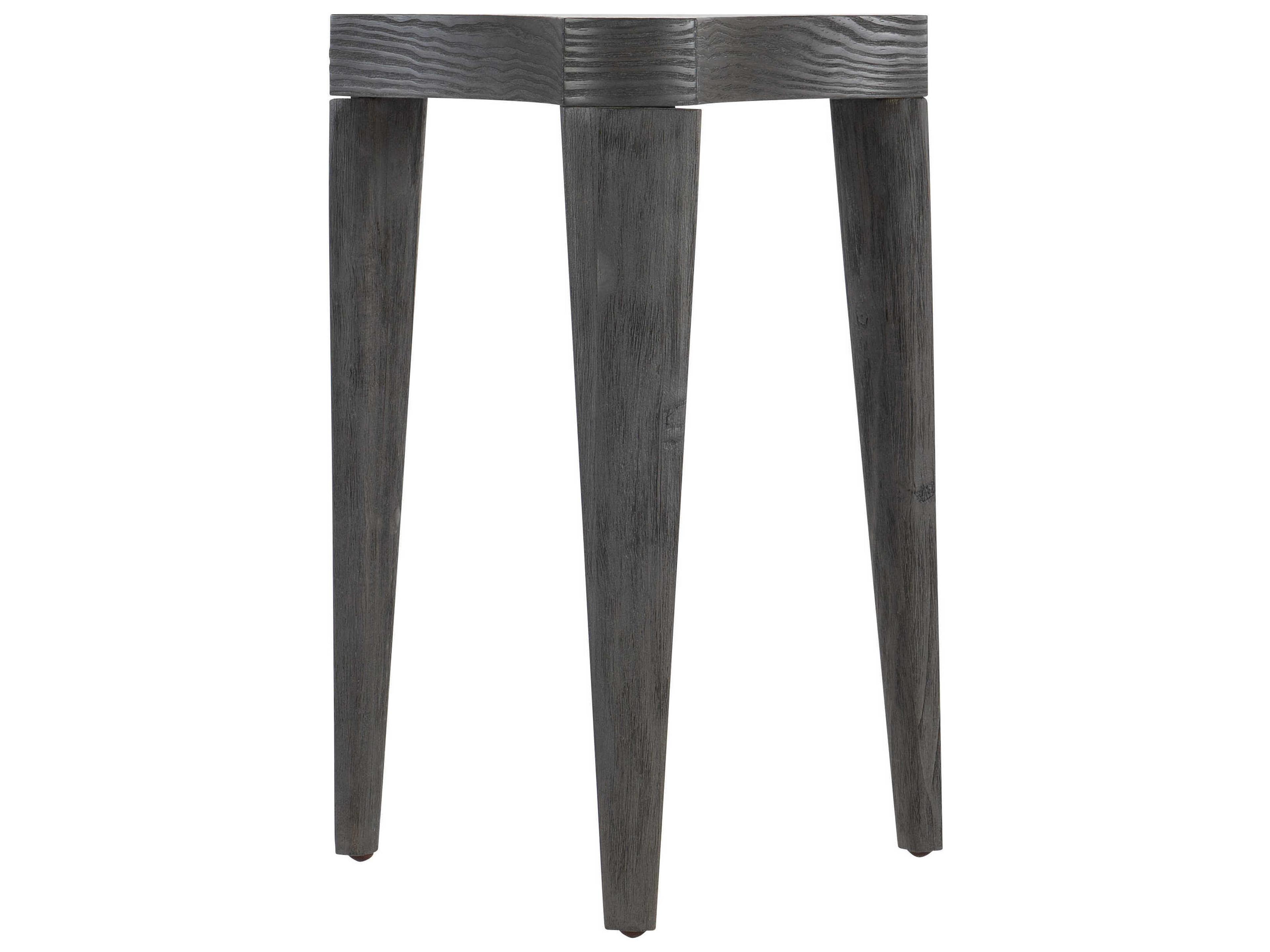 Bernhardt Living Katana Wood Blackened Pine Accent Table