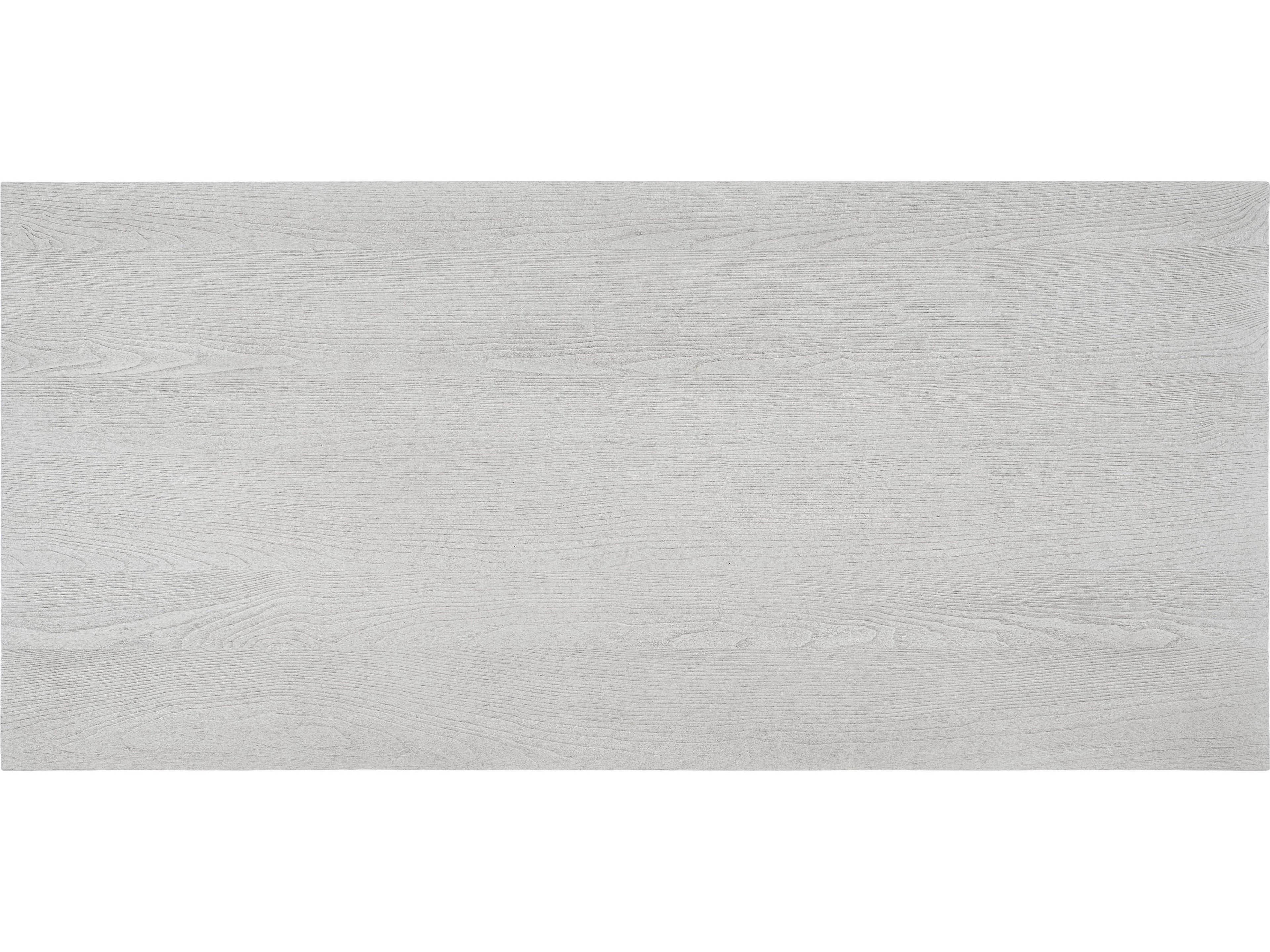 Bernhardt Living Summerton Rectangular Wood Sandblasted White Cocktail Table