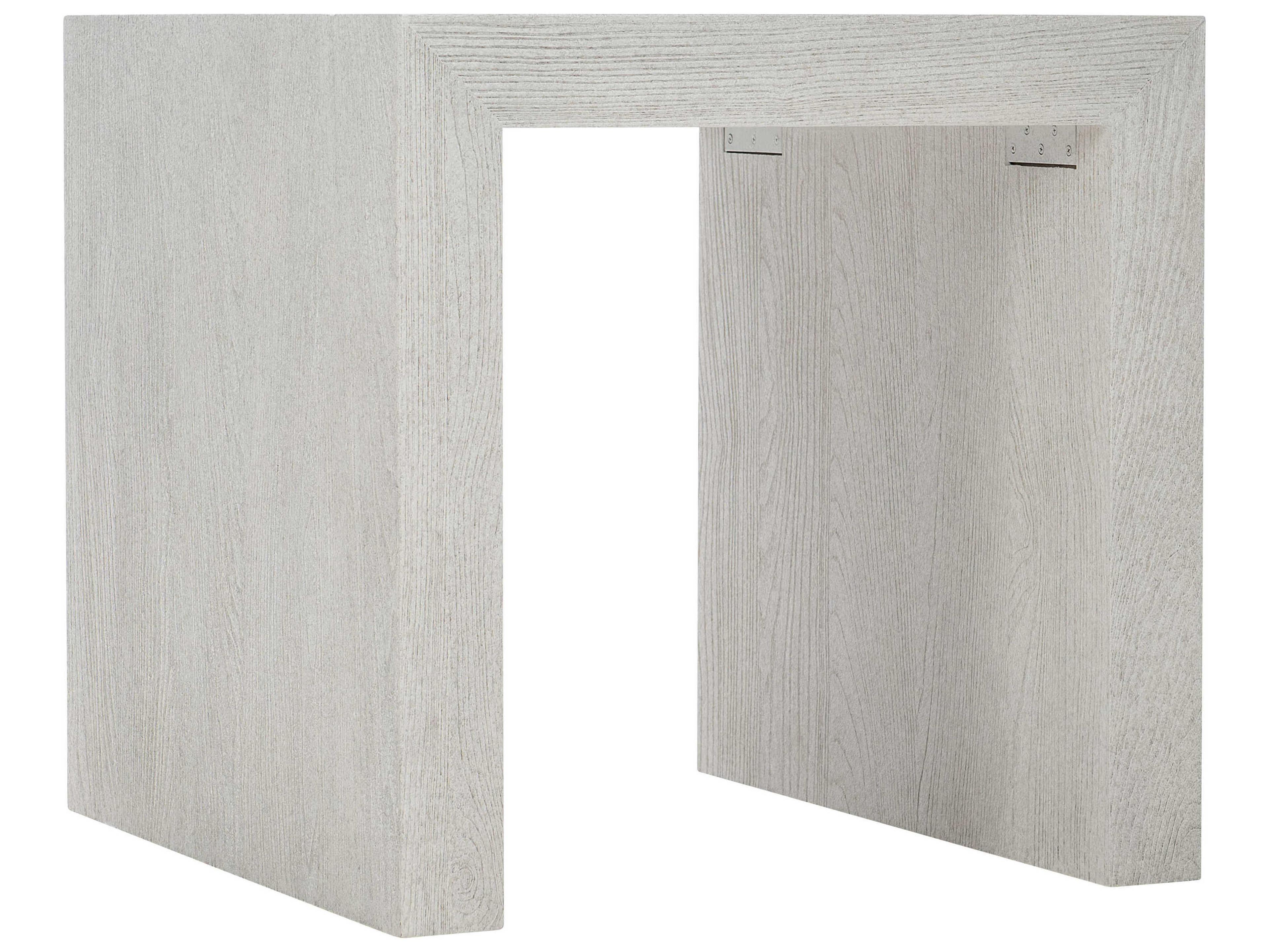 Living Summerton Rectangular Wood Sandblasted White End Table