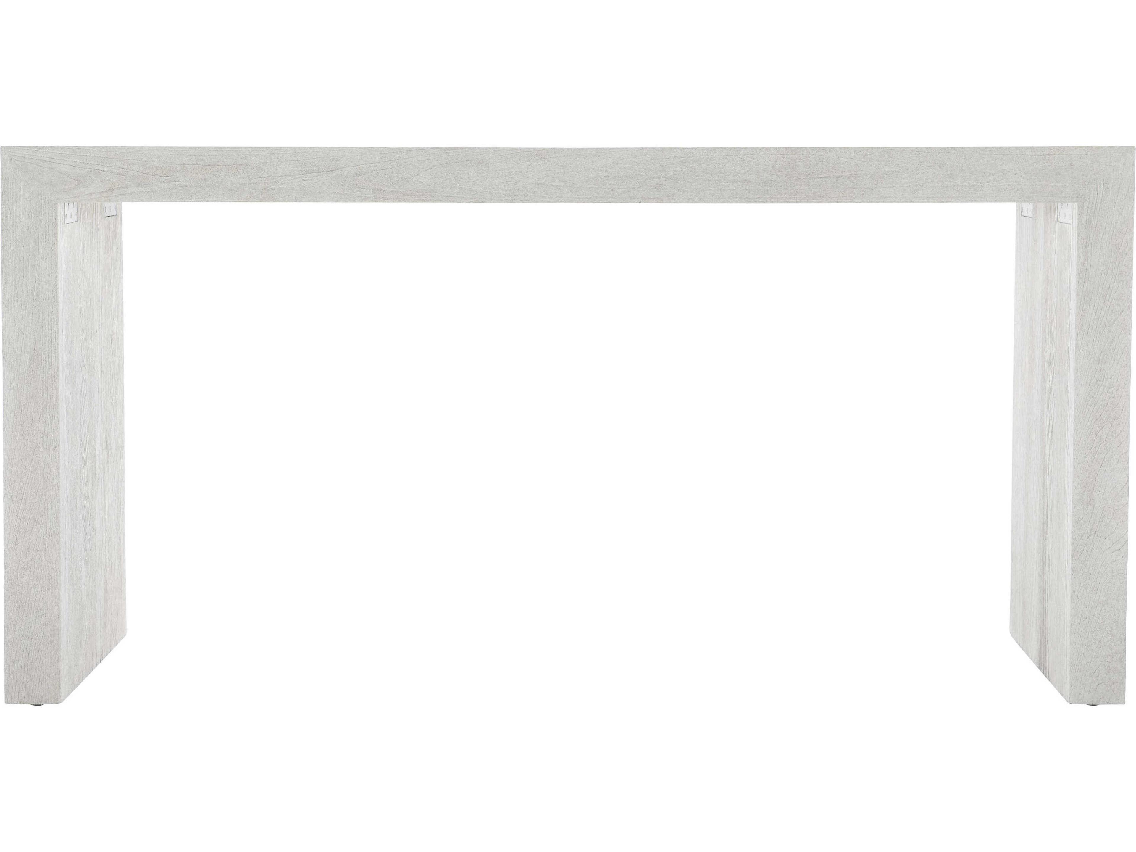 Bernhardt Living Summerton Rectangular Wood Sandblasted White Console Table