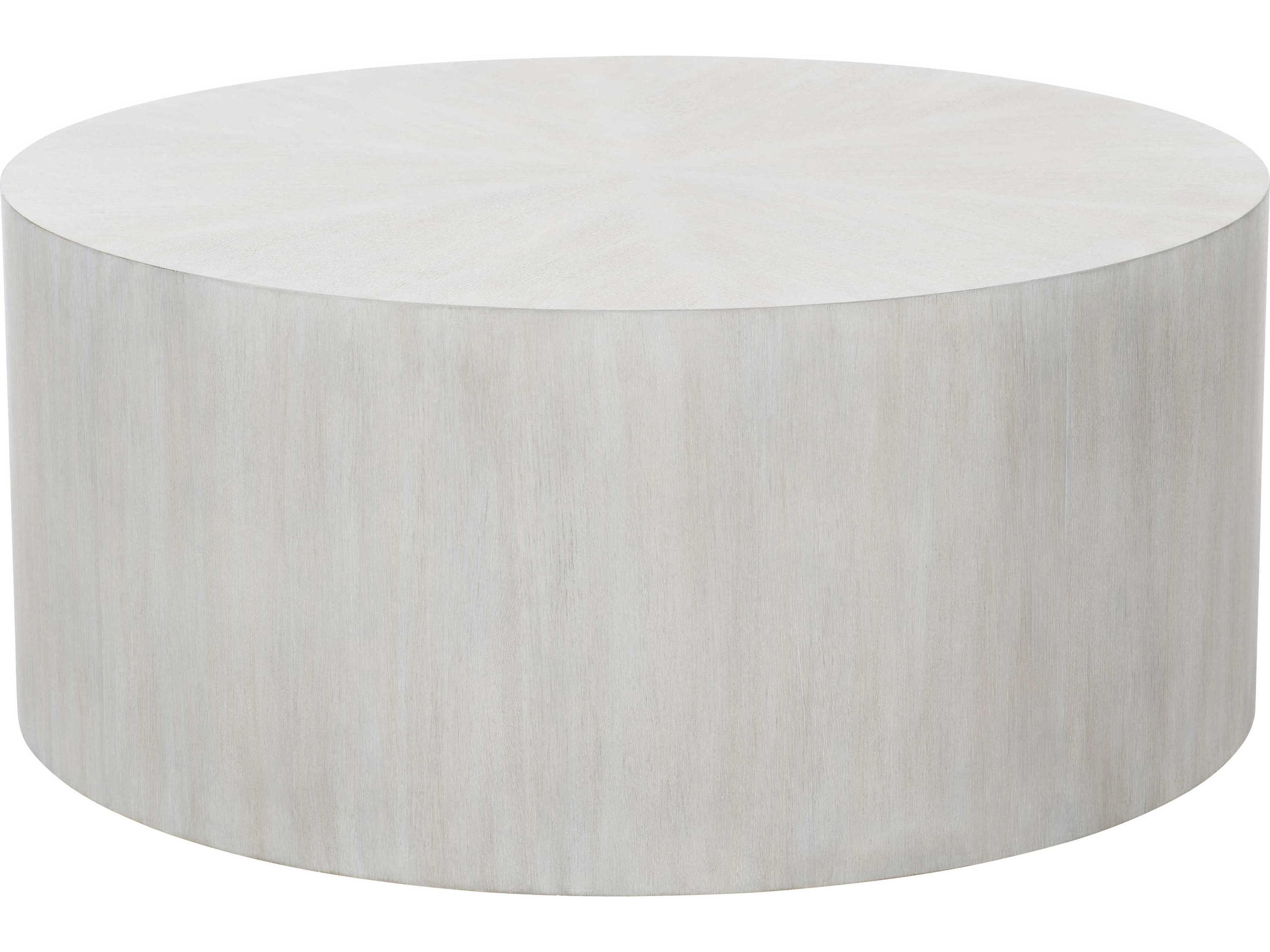 Thorne Round Quartered White Oak Cocktail Table Light Truffle