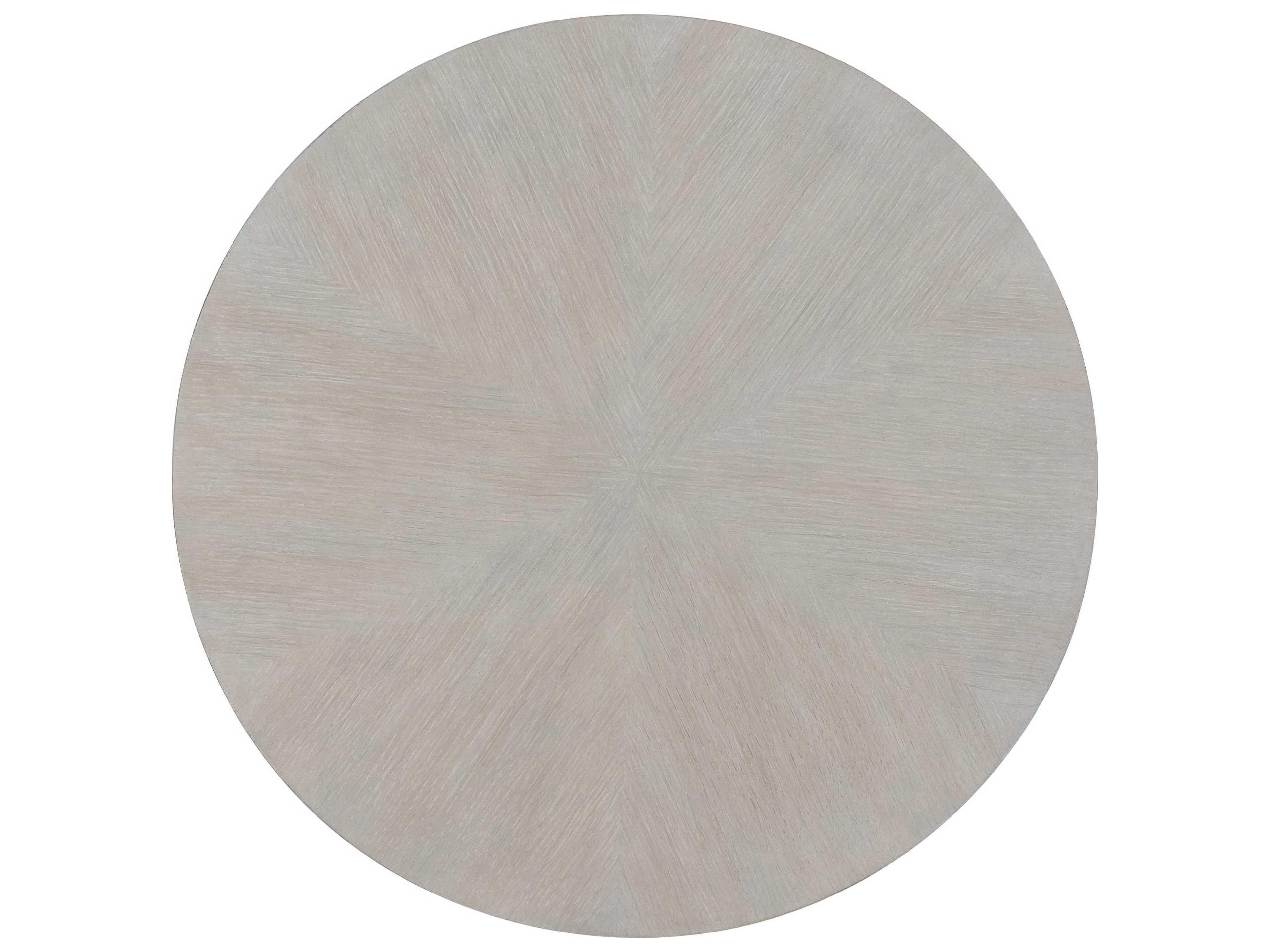 Bernhardt Living Thorne Round Wood Natural End Table