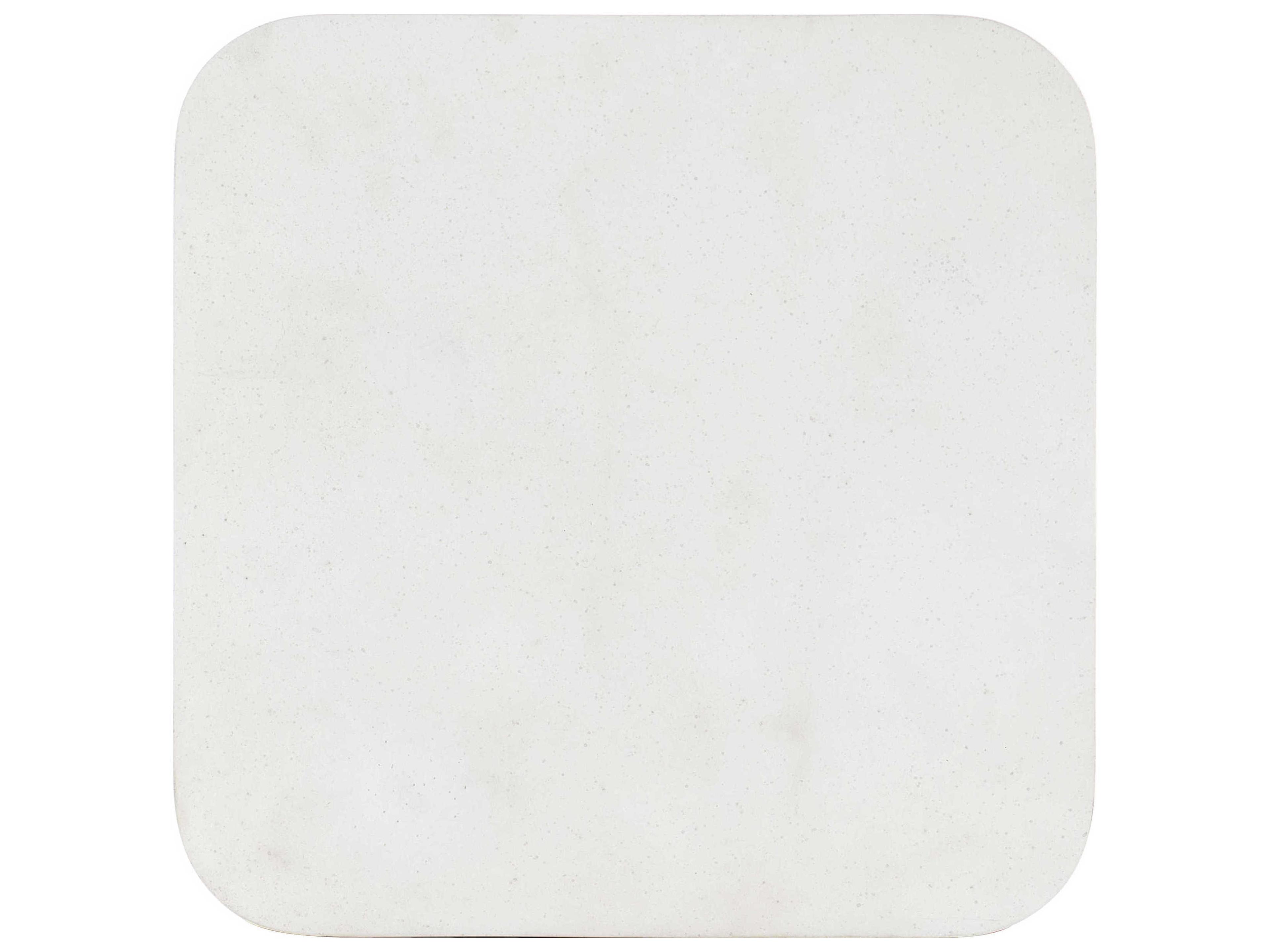 Bernhardt Living Colonnade Square Faux Stone Accent Table