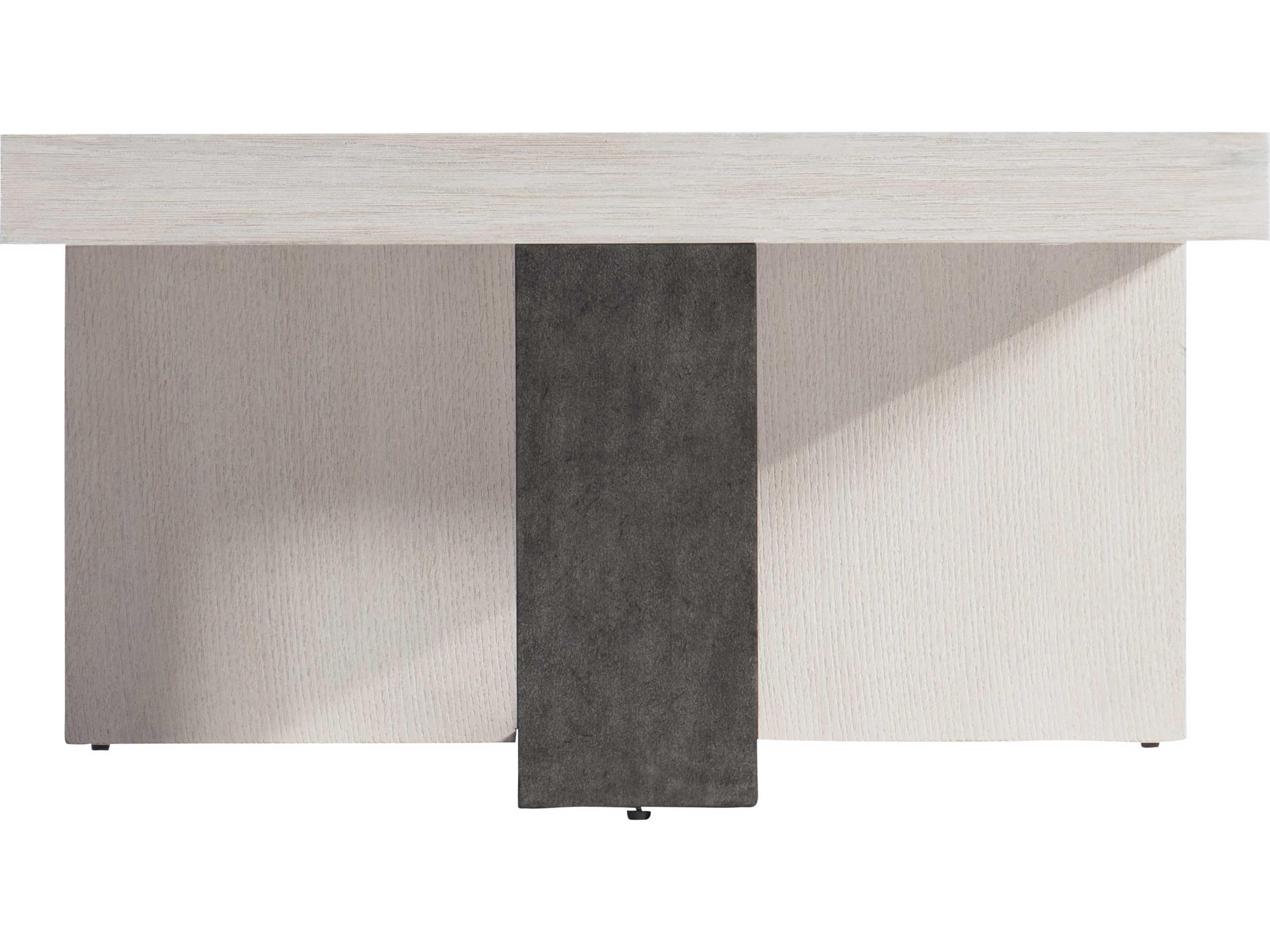 Bernhardt Hoban Rectangular Wood Weathered Bone Cocktail Table