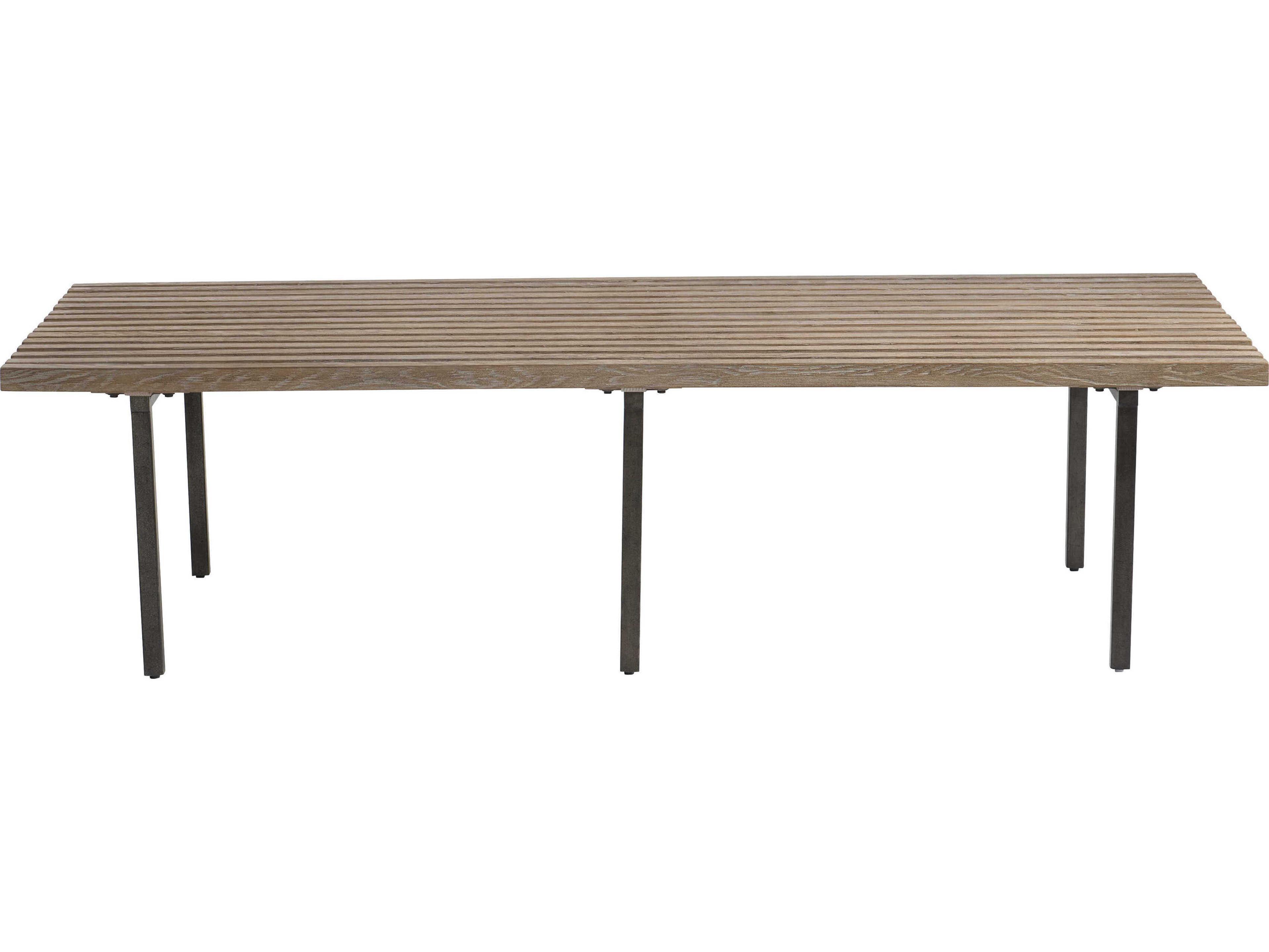 Bernhardt Brumley Rectangular Wood Marcona Anthracite Cocktail Table