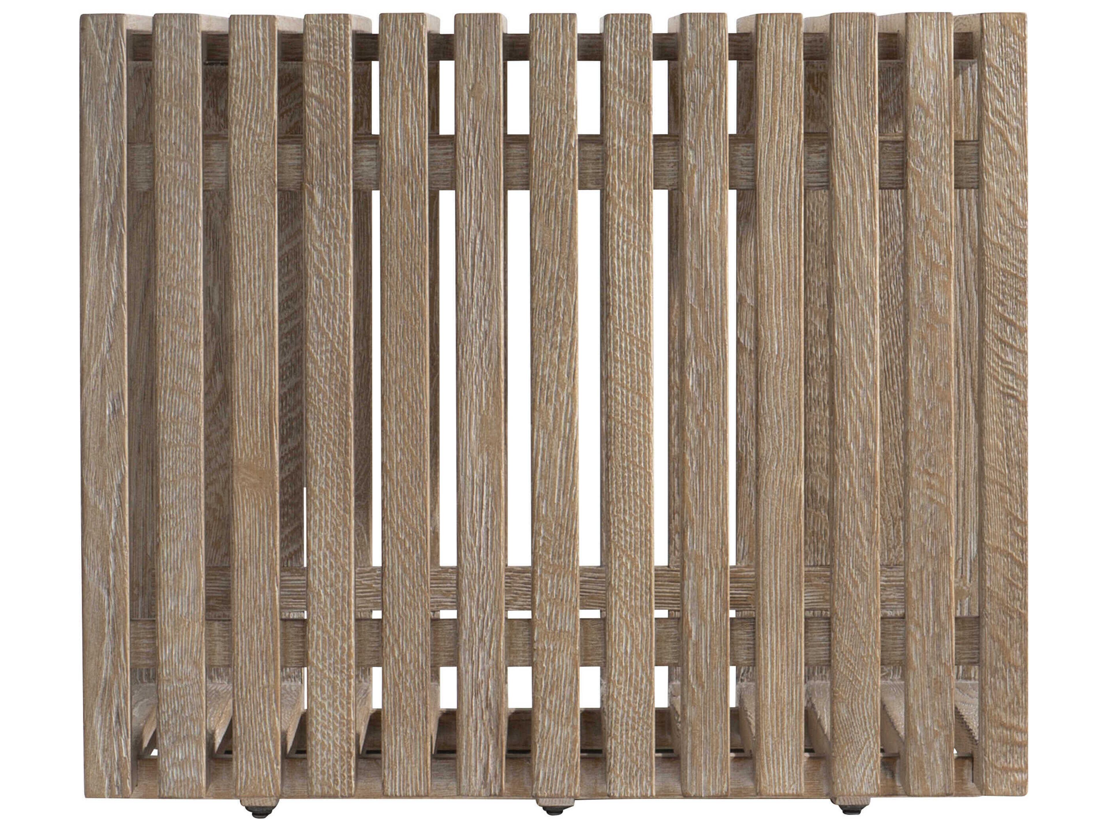 Bernhardt Brumley Square Wood Marcona End Table