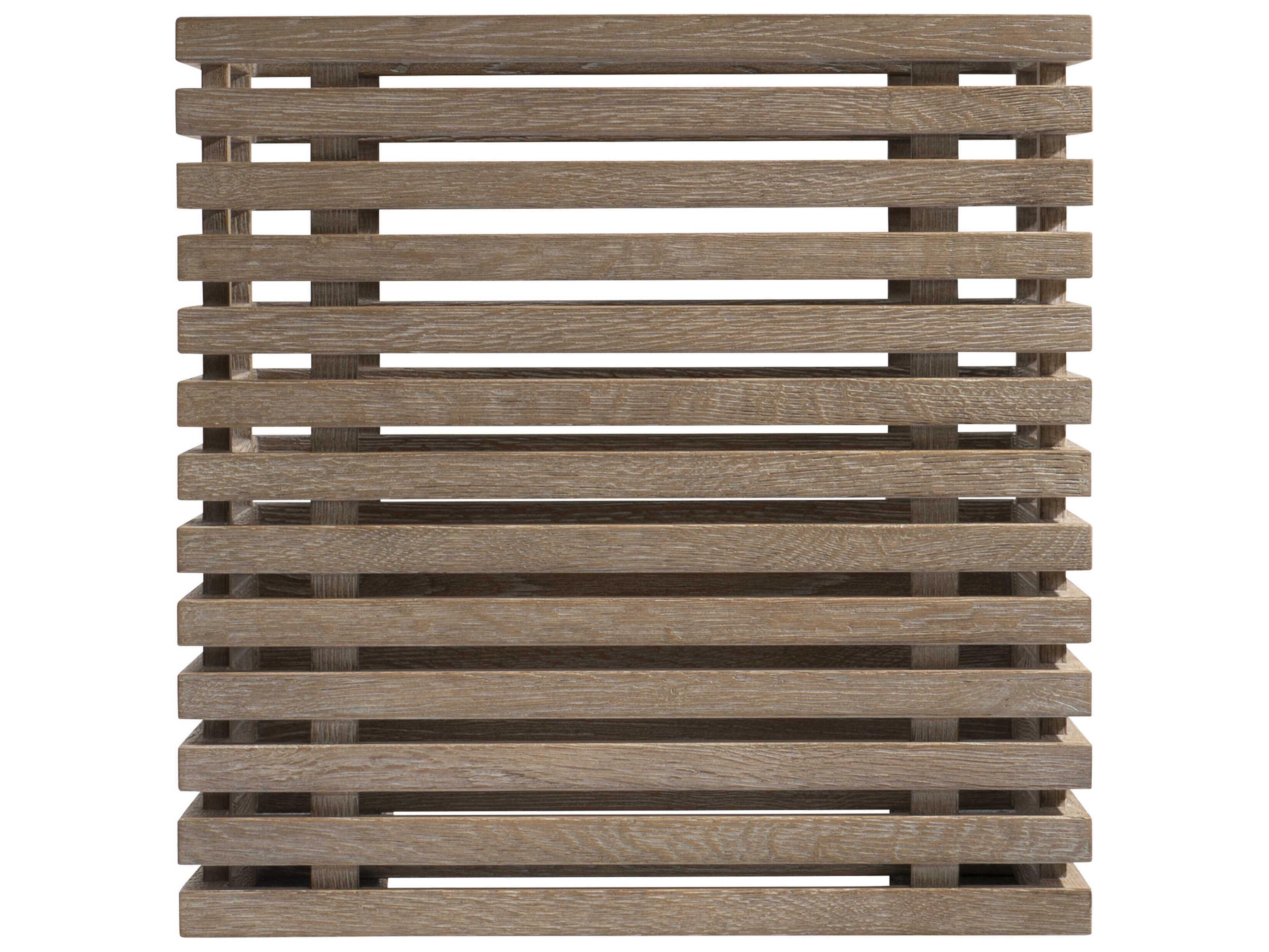 Bernhardt Brumley Square Wood Marcona End Table