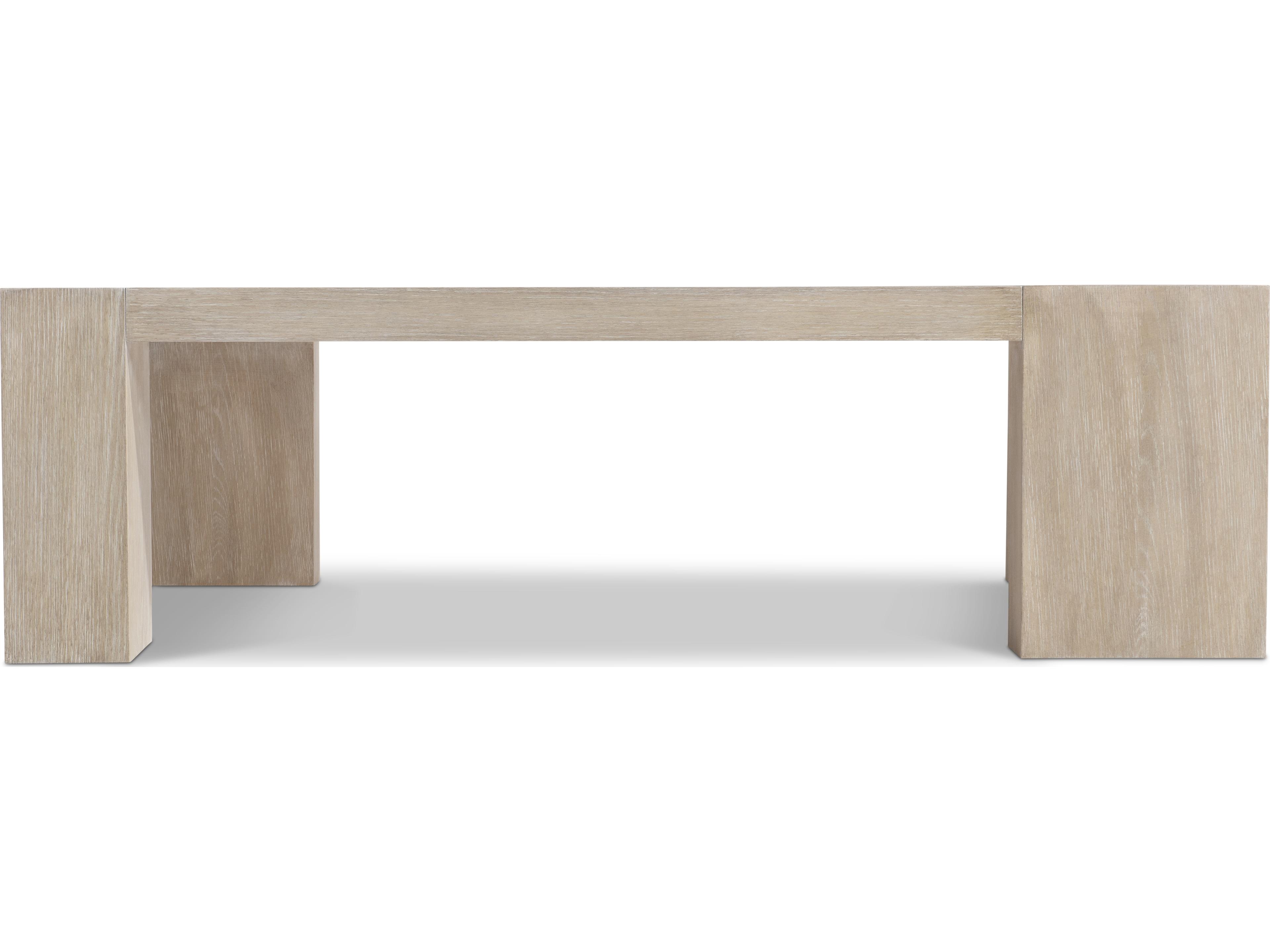 Bernhardt Darsa Square Wood Brown Coffee Table