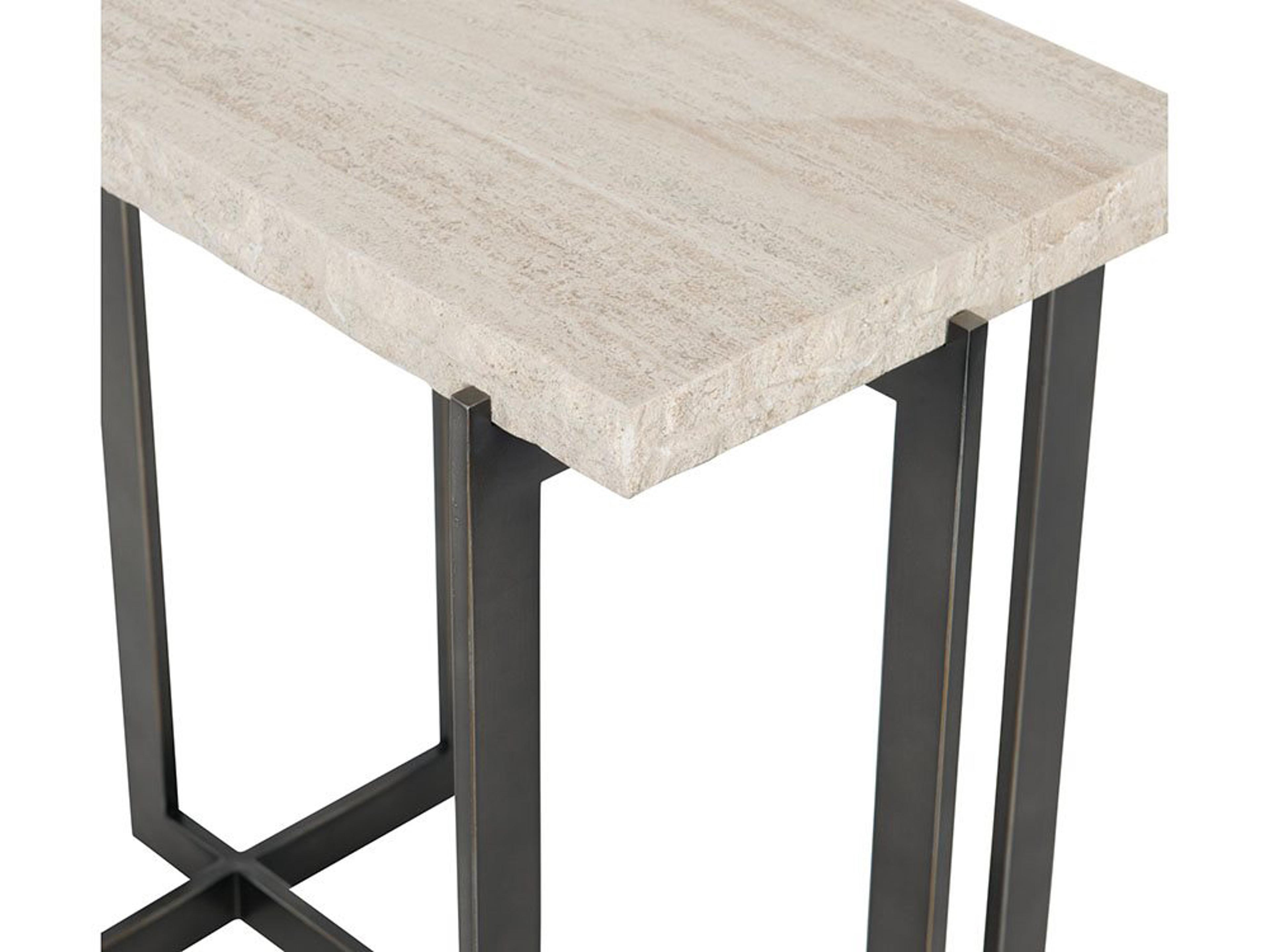Bernhardt Hathaway Rectangular Stone Drink Table