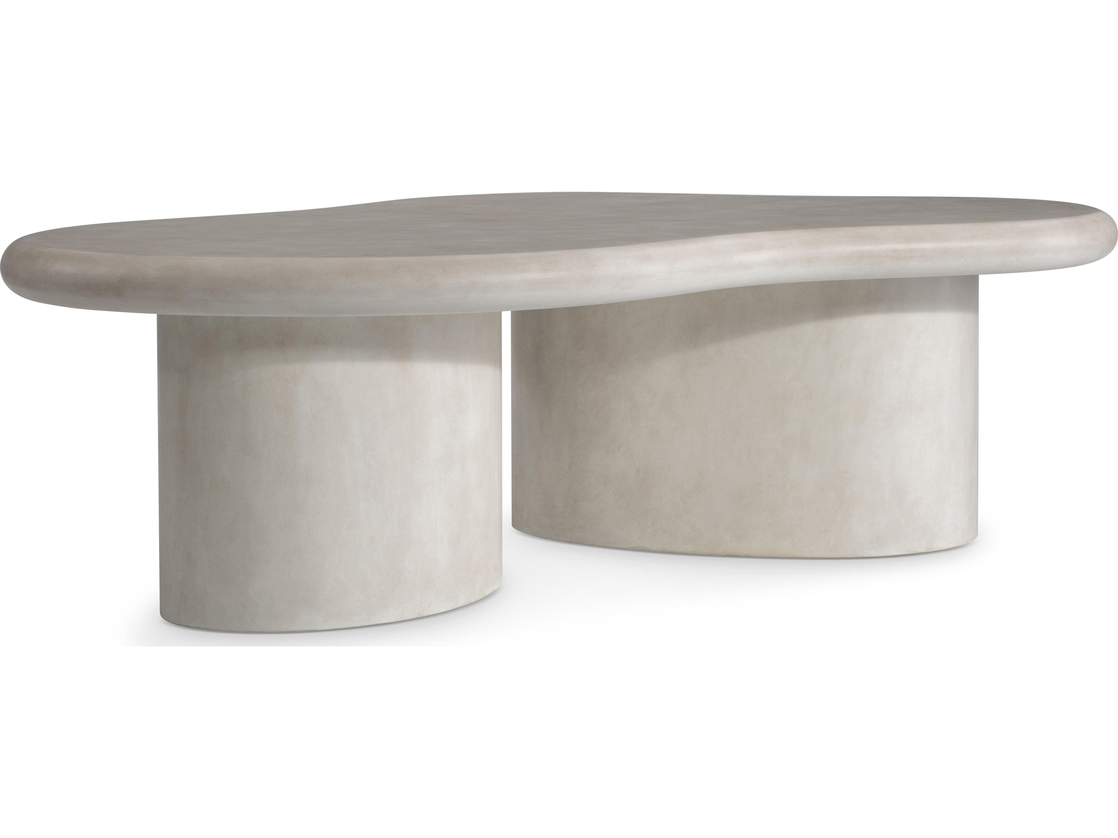 Nova Organic Coffee Table in Vellum Finish