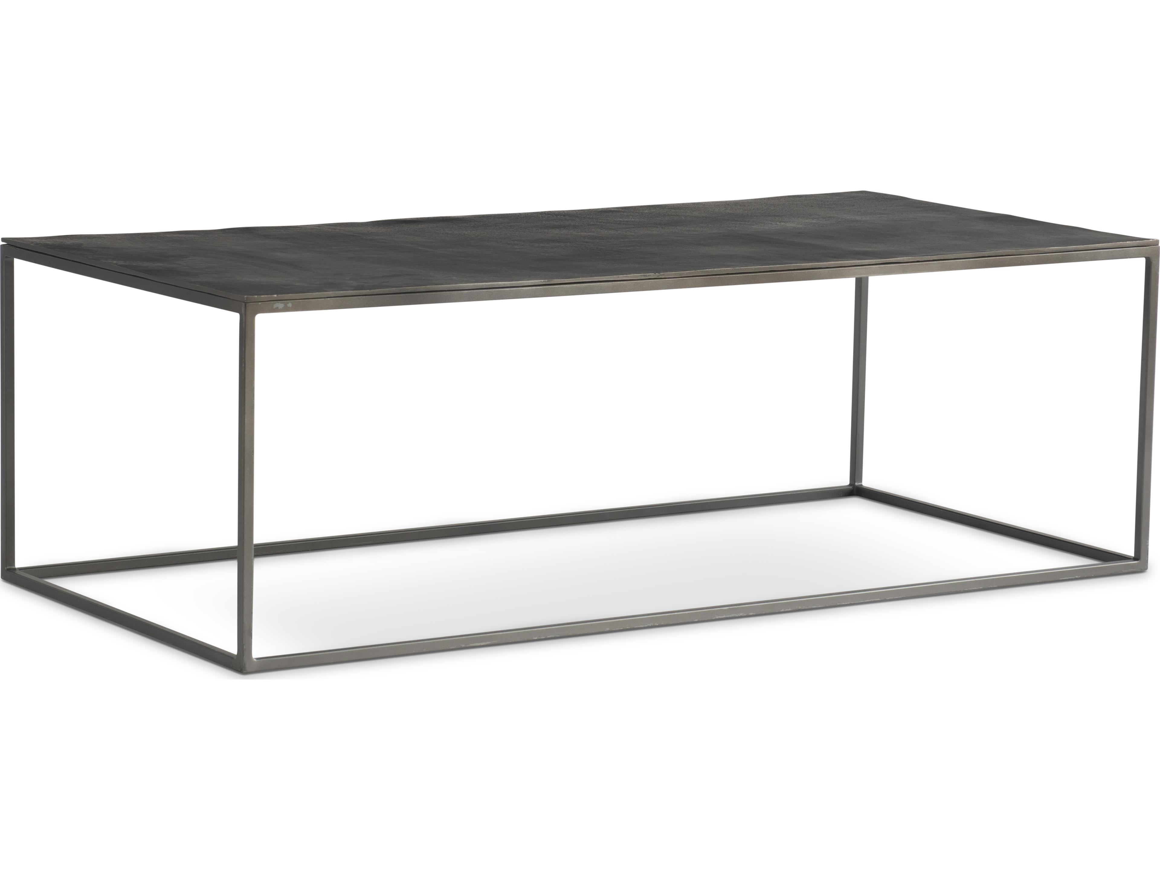 Thompson Rectangular Metal Graphite Coffee Table