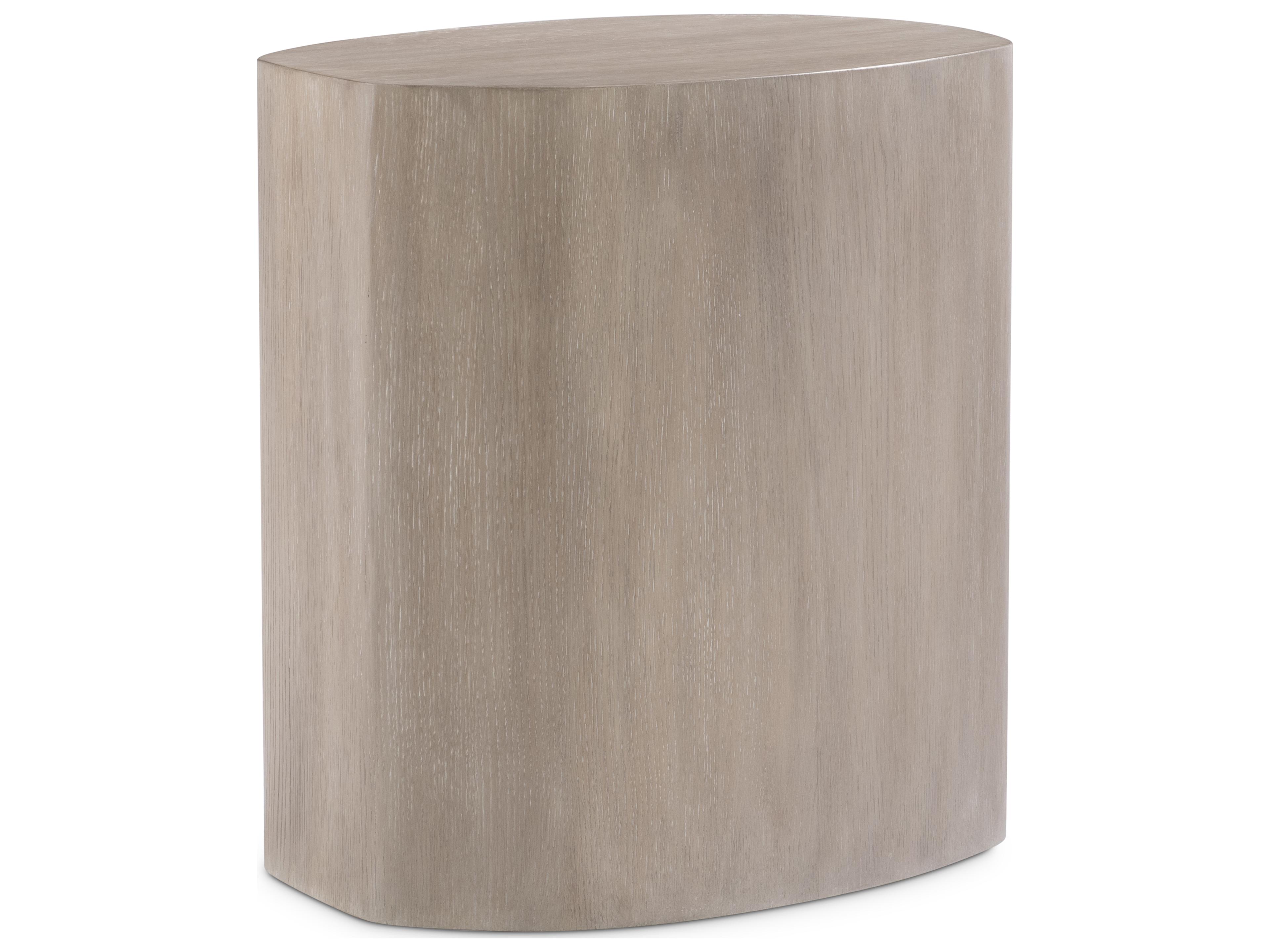 Weston Oval Wood Brown End Table