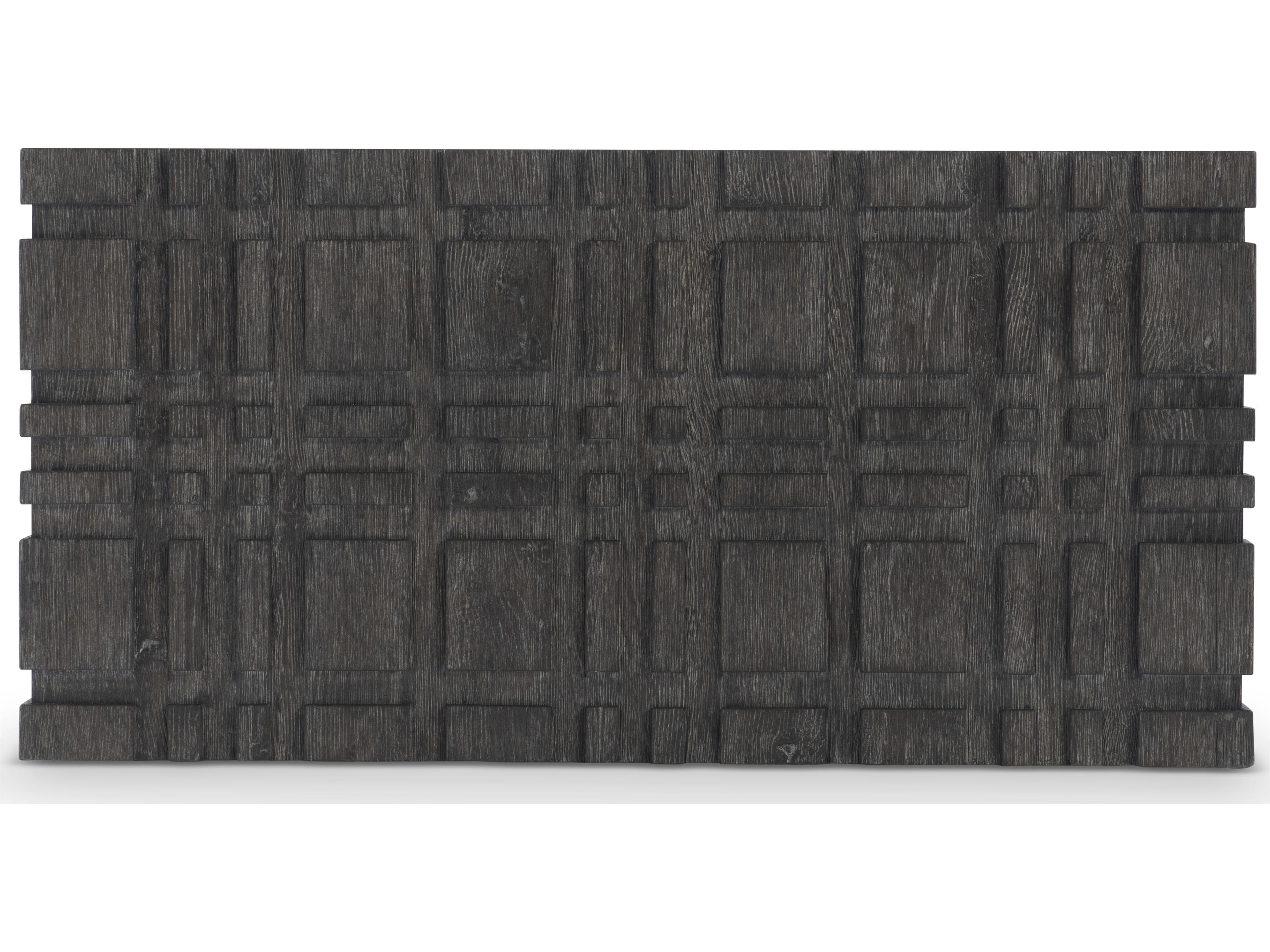 Bernhardt Cowley Rectangular Wood Dark Brown Coffee Table