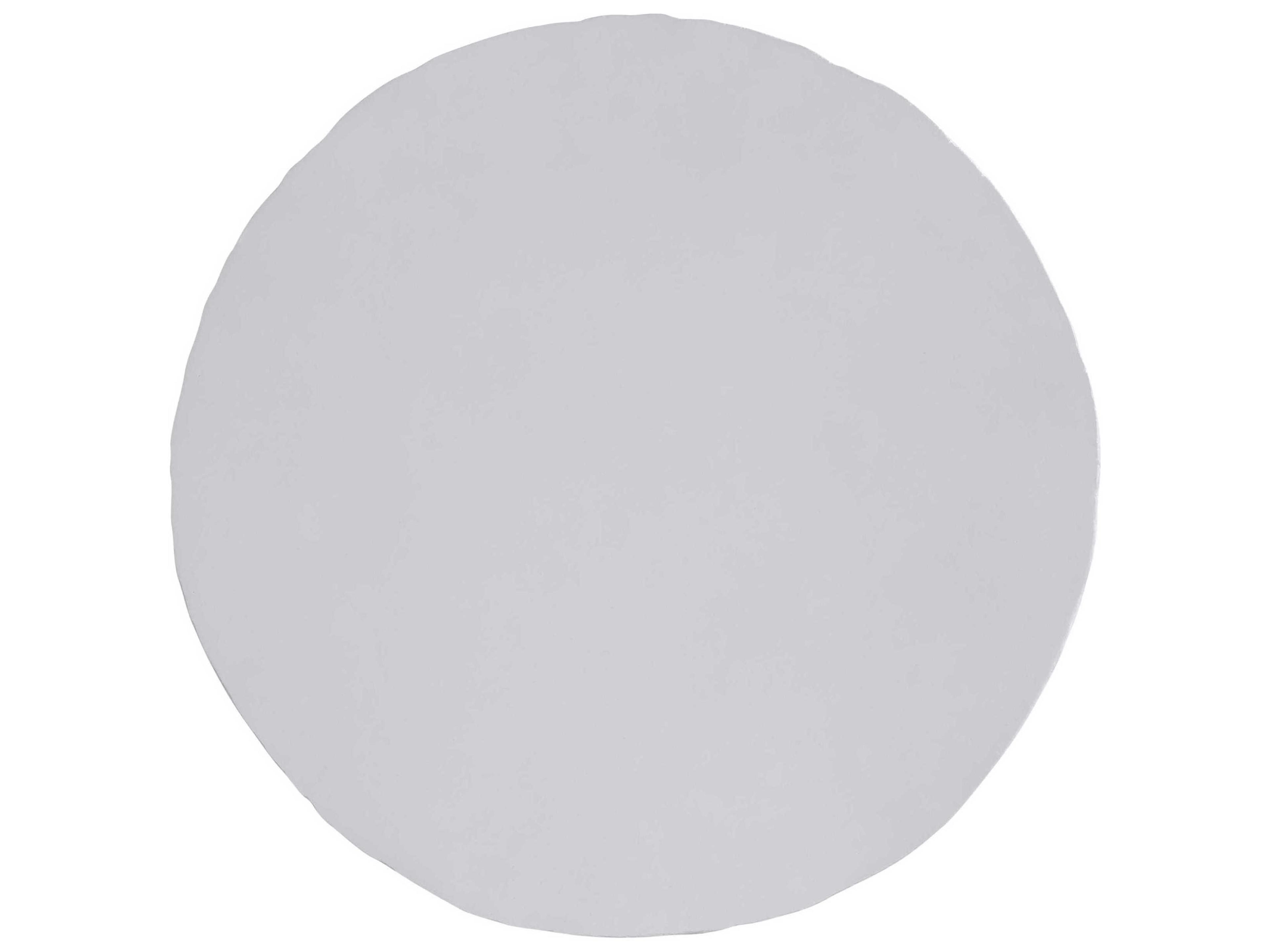 Bernhardt Pincio Round Faux Stone Grey End Table