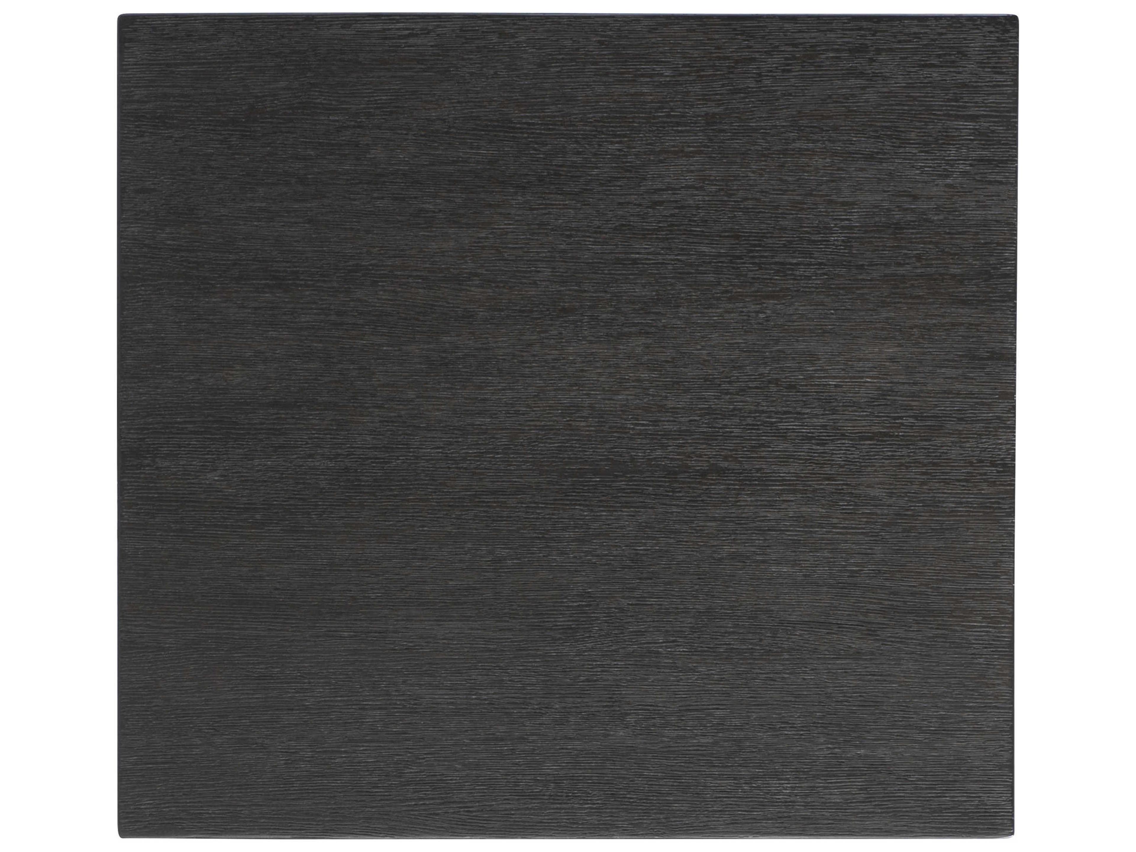 Bernhardt Micah Rectangular Wood Black Truffle End Table