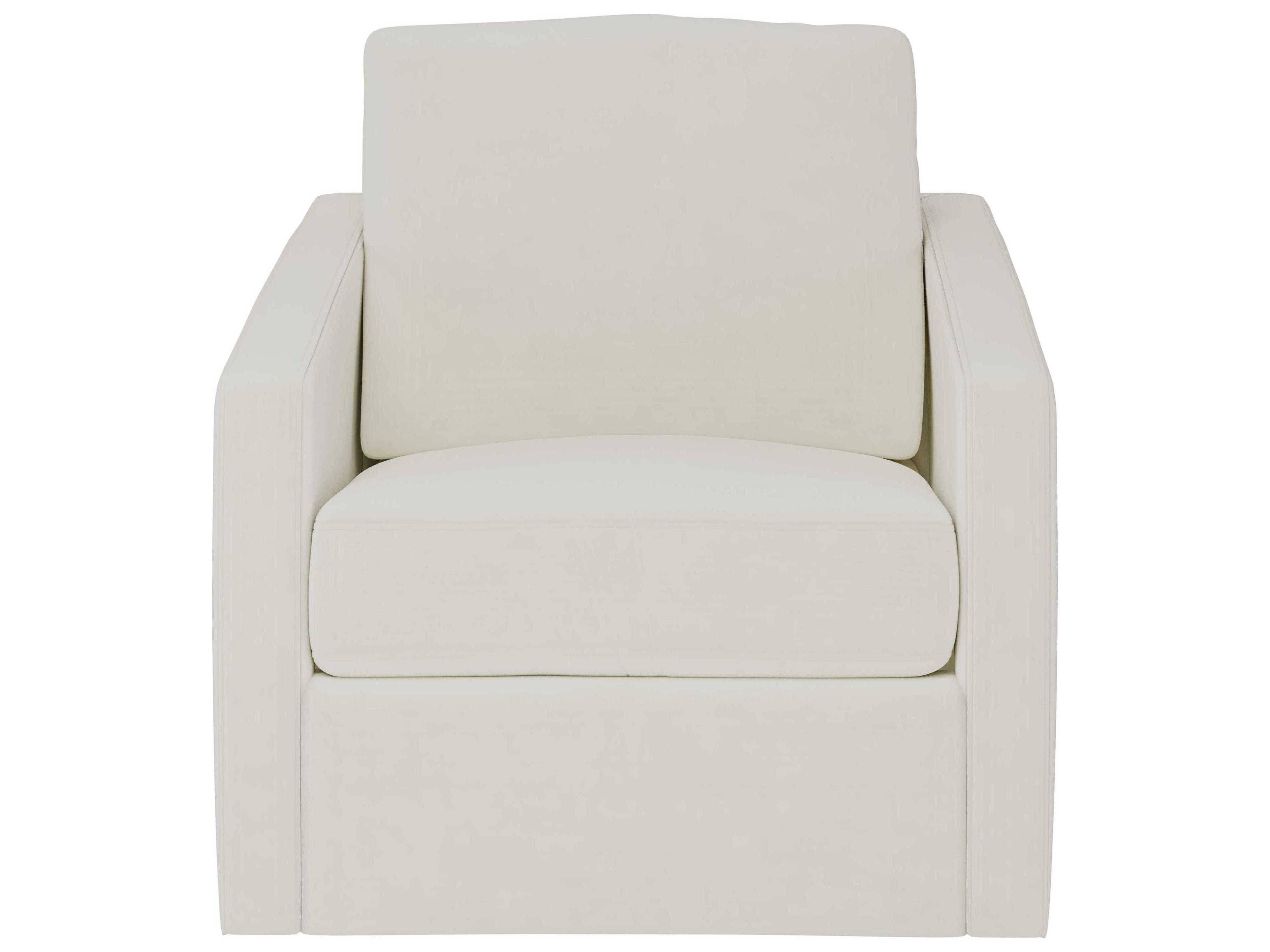 Bernhardt Landry Swivel Fabric Accent Chair