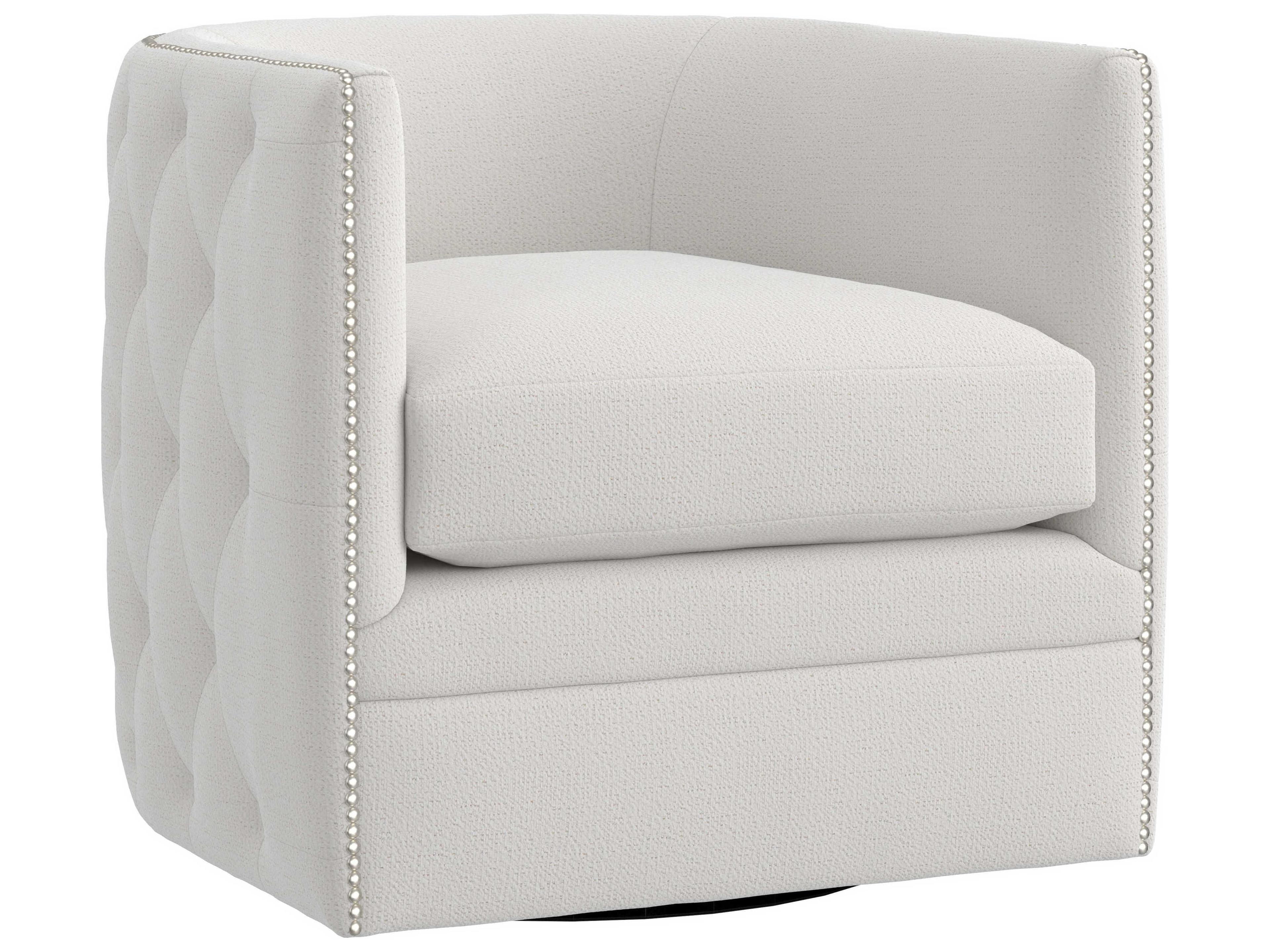 Palazzo Swivel Fabric Accent Chair