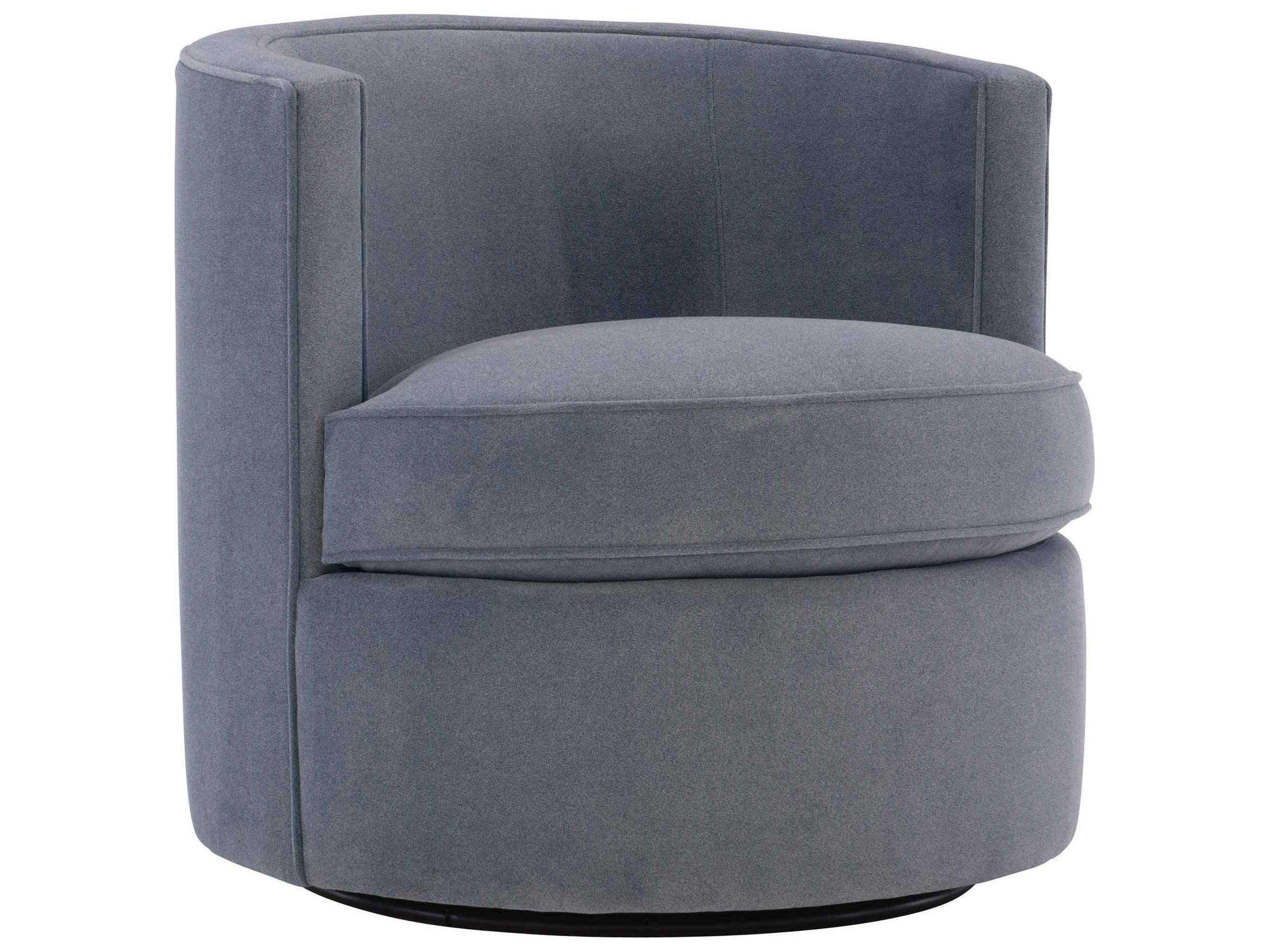 Fleur Swivel Fabric Accent Chair