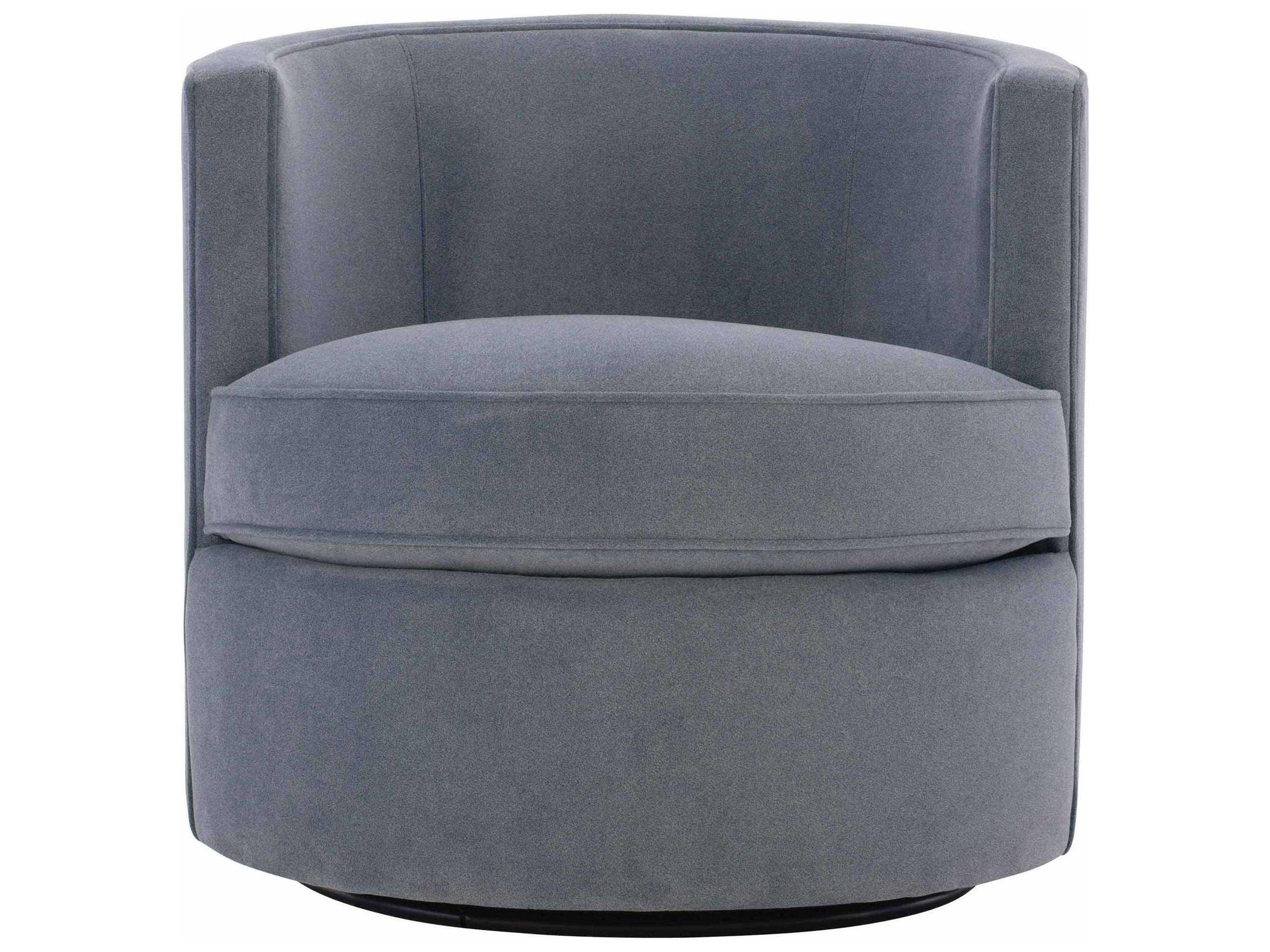 Bernhardt Fleur Swivel Fabric Accent Chair