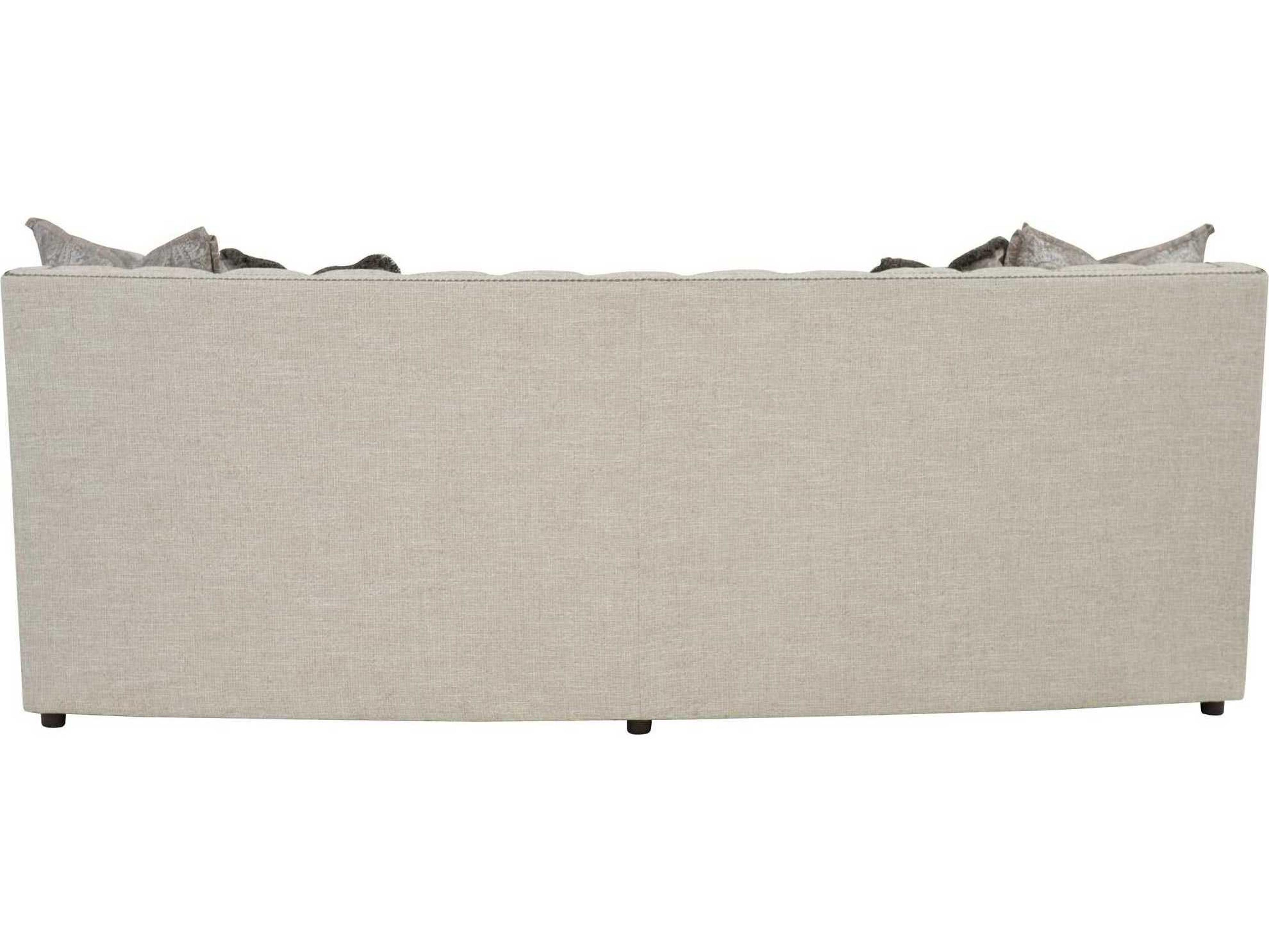 Bernhardt Candace Tufted Beige Upholstered Sofa