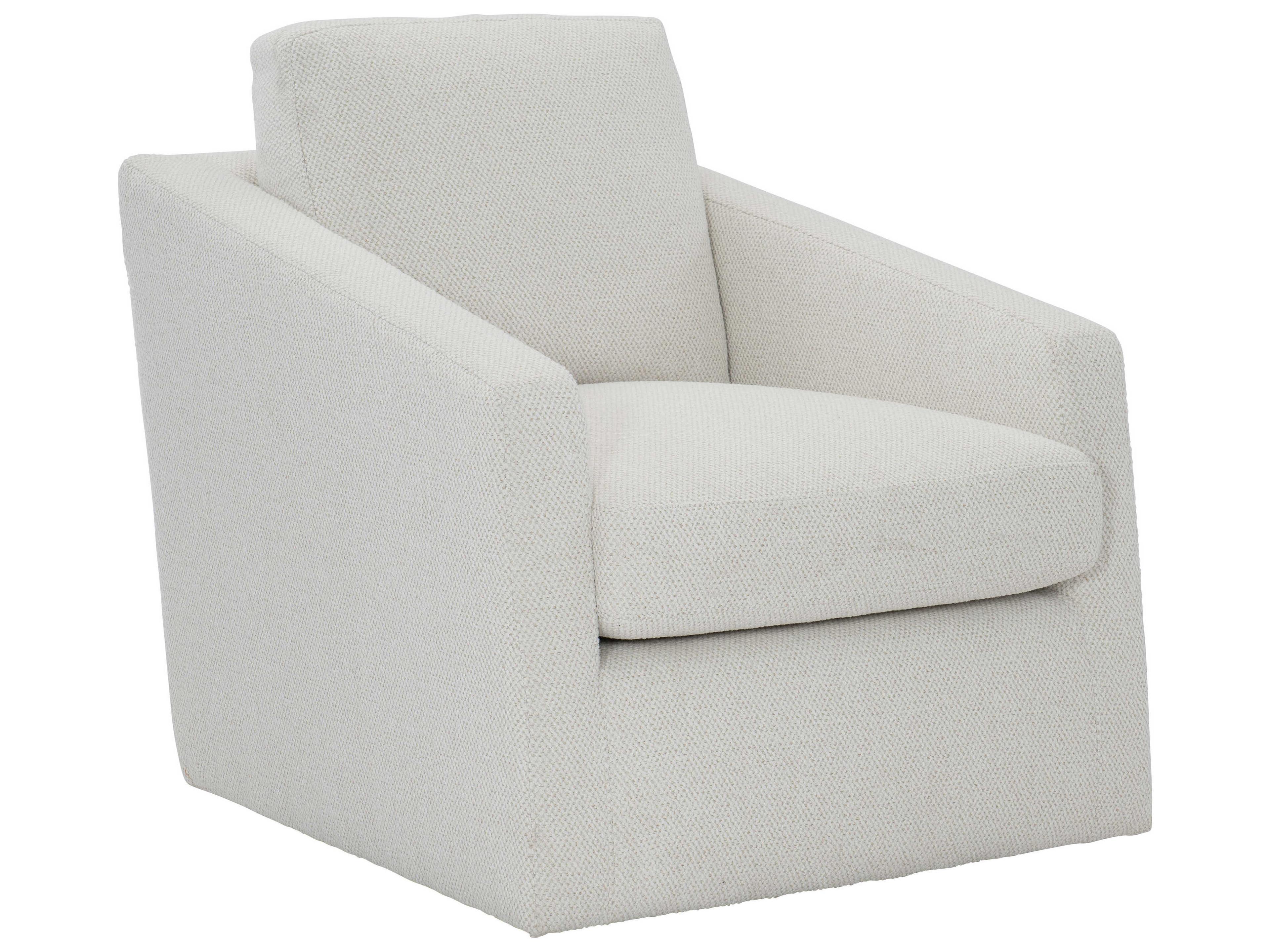 Bernhardt Landry Swivel Fabric Accent Chair