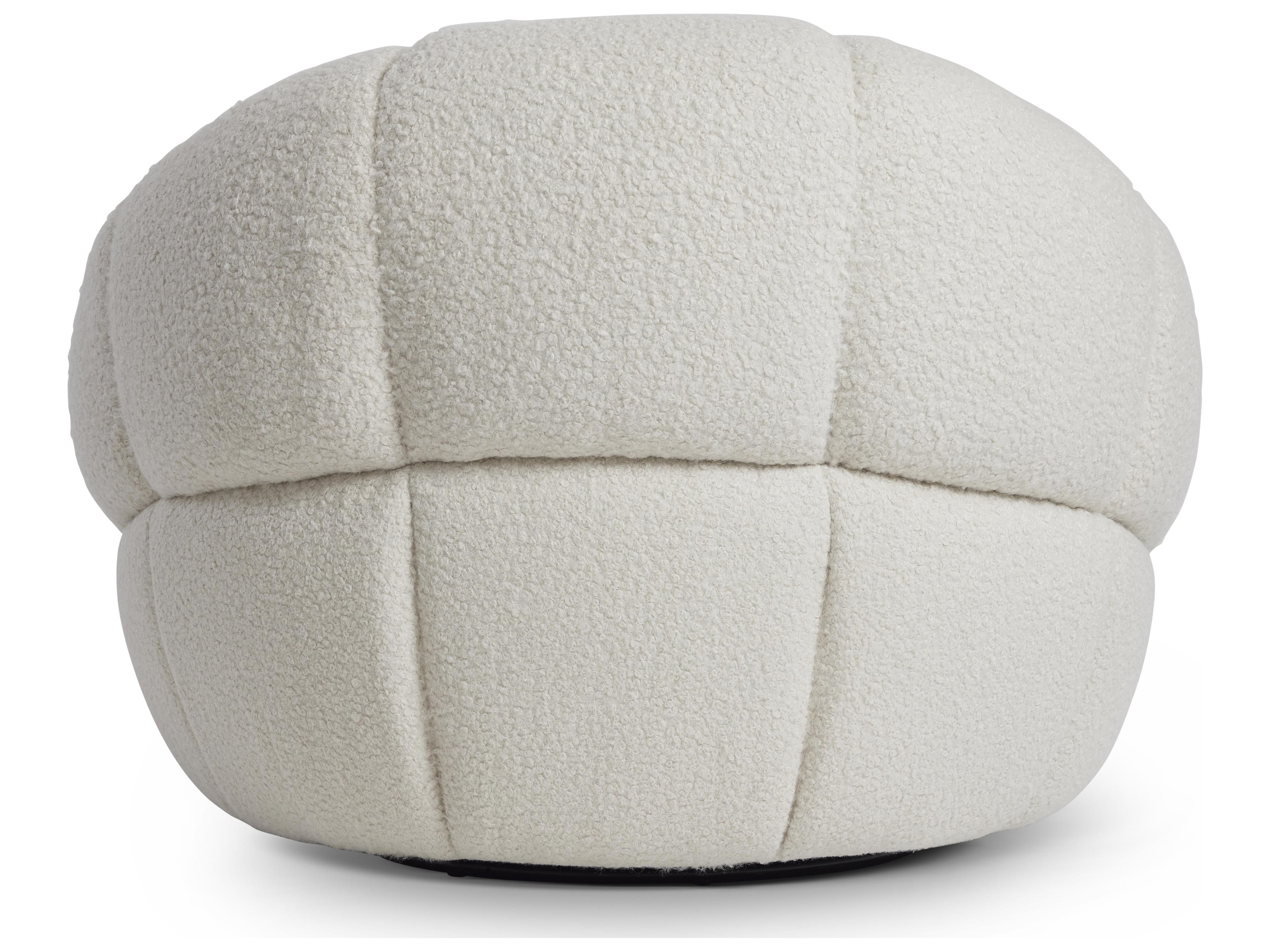 Bernhardt Coco Swivel White Accent Chair