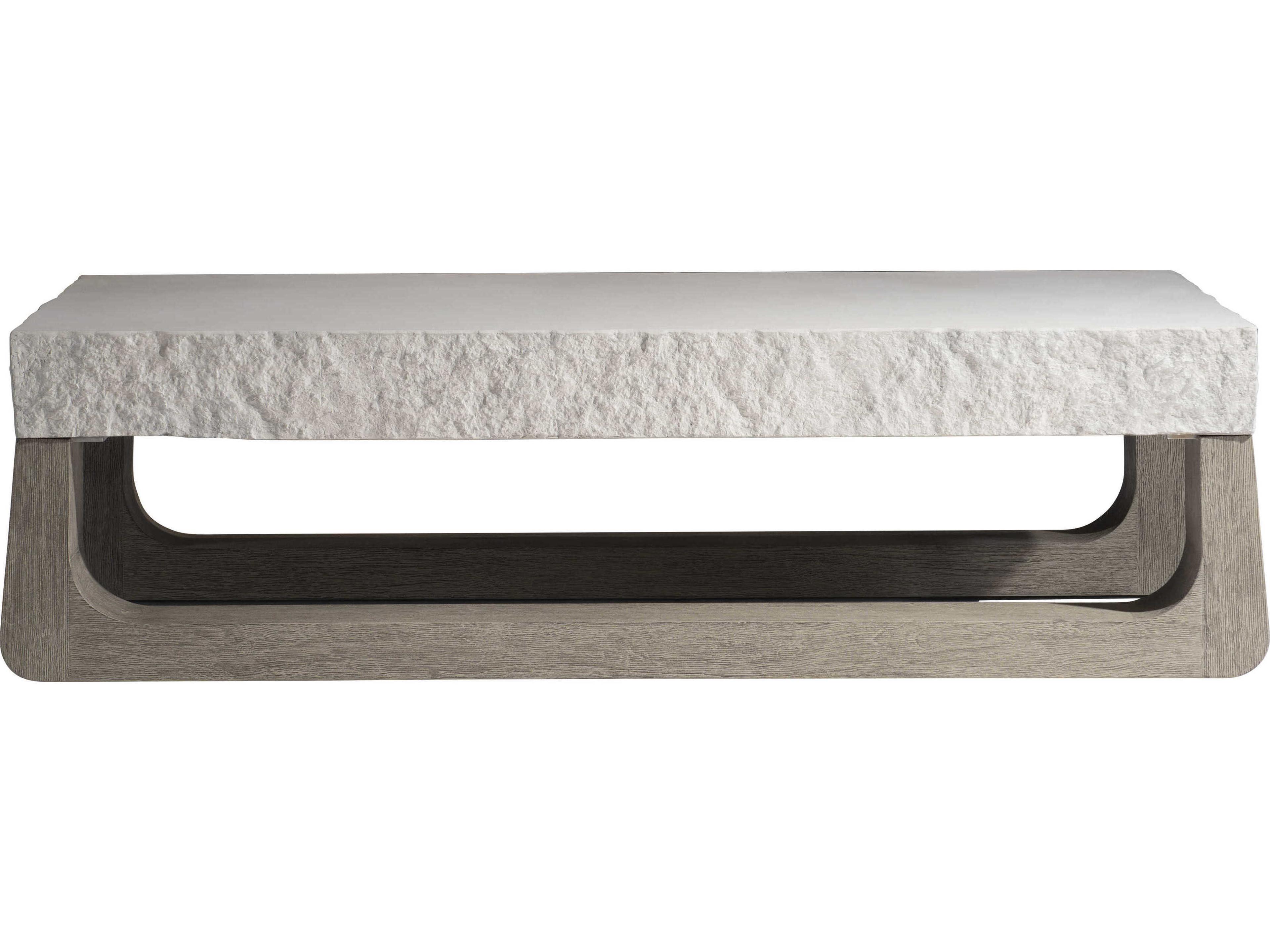 Sand Grey / Weather Teak Rectangular Bristol Patio Coffee Table