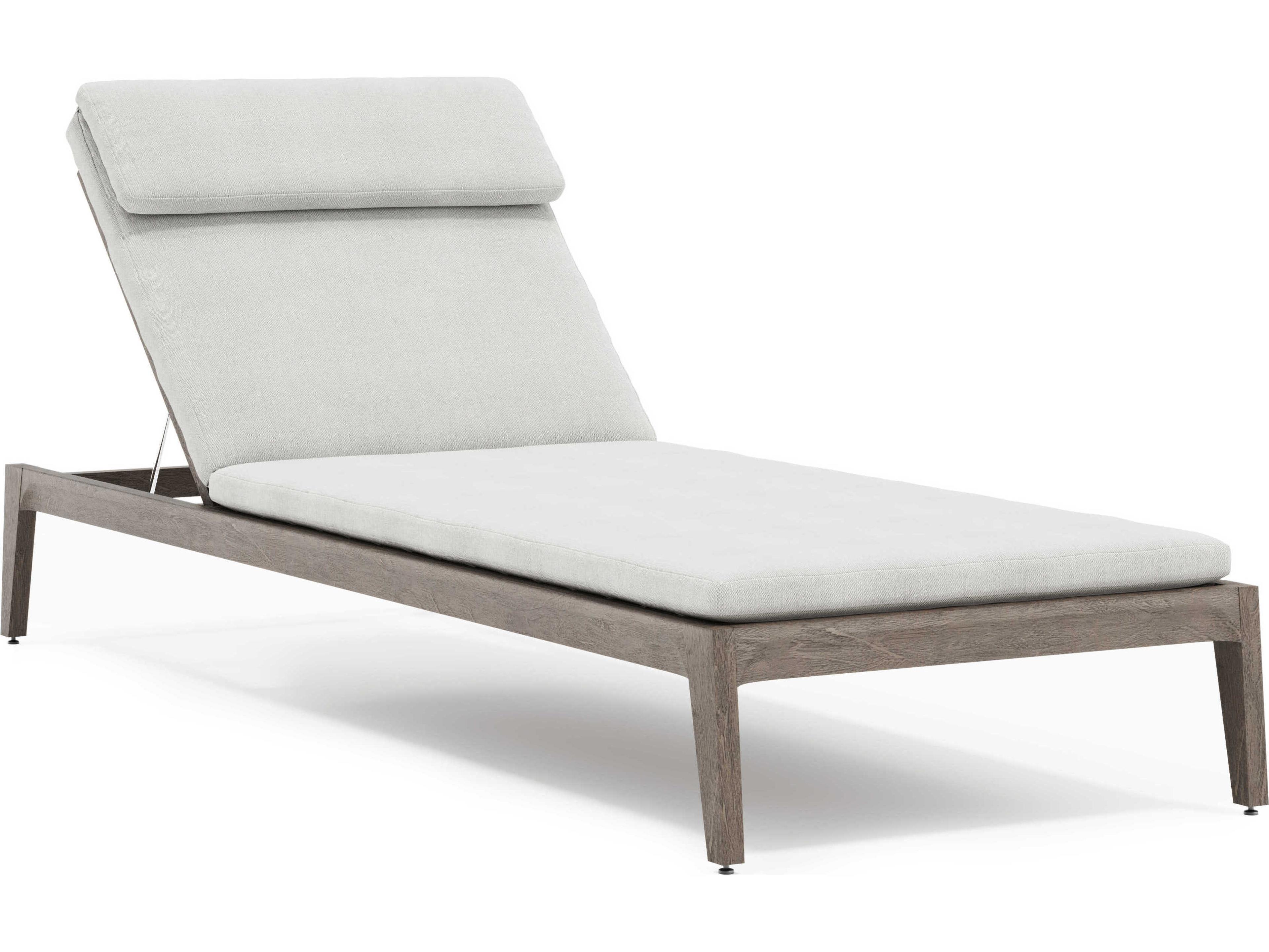 Ibiza Teak Cushion Outdoor Chaise Lounge