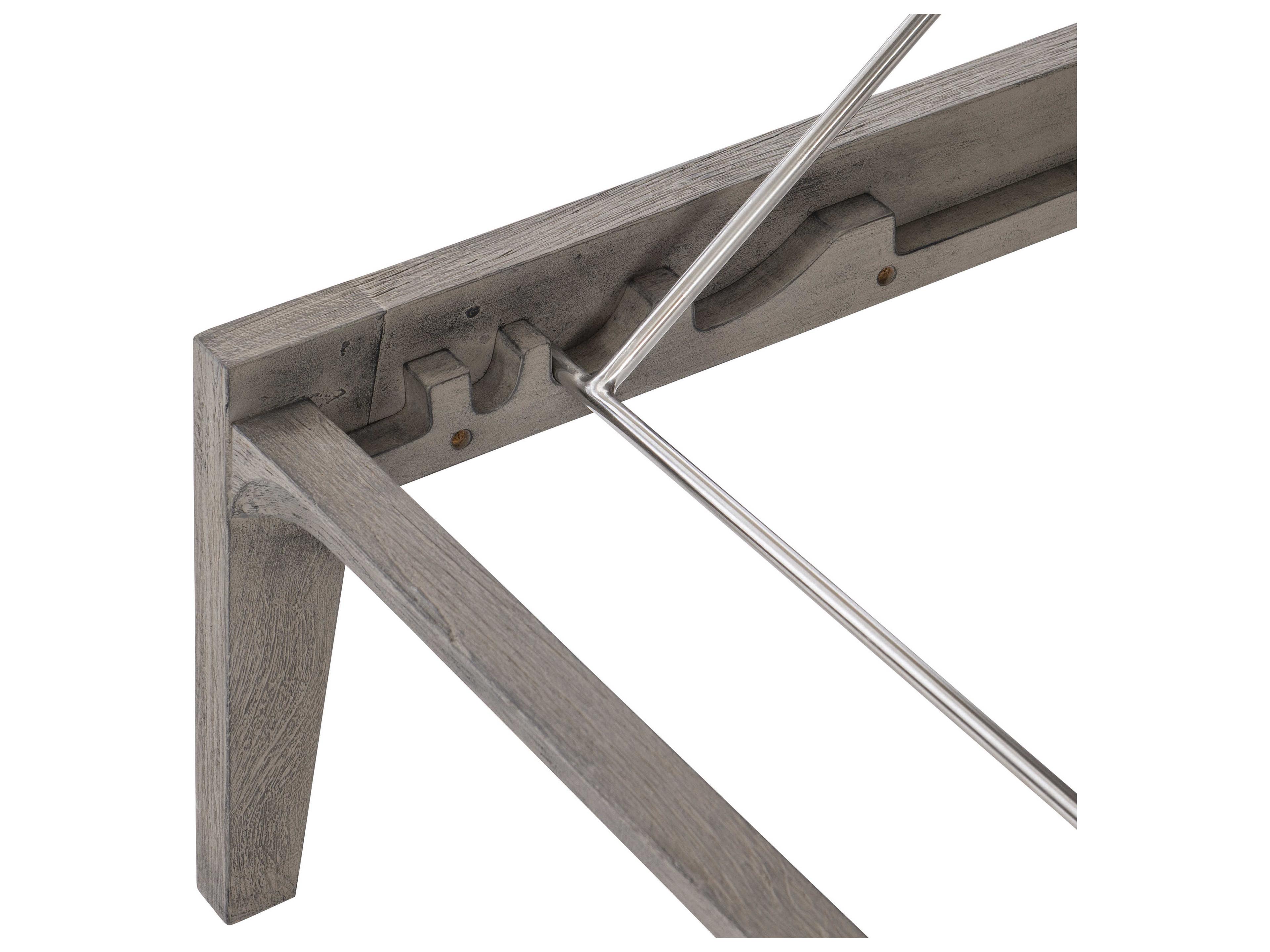 Bernhardt Exteriors Ibiza Teak Cushion Outdoor Chaise Lounge