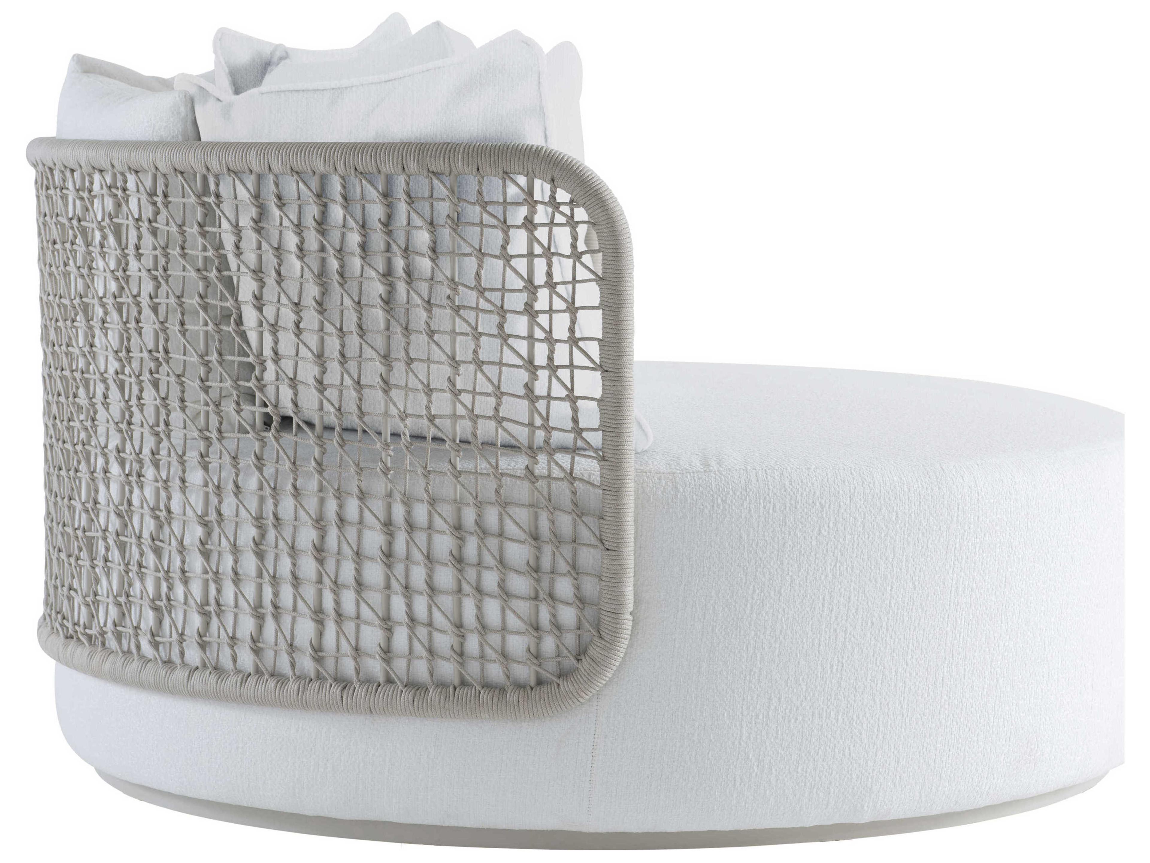 Bernhardt Exteriors Capella Gray Swivel Lounge Daybed