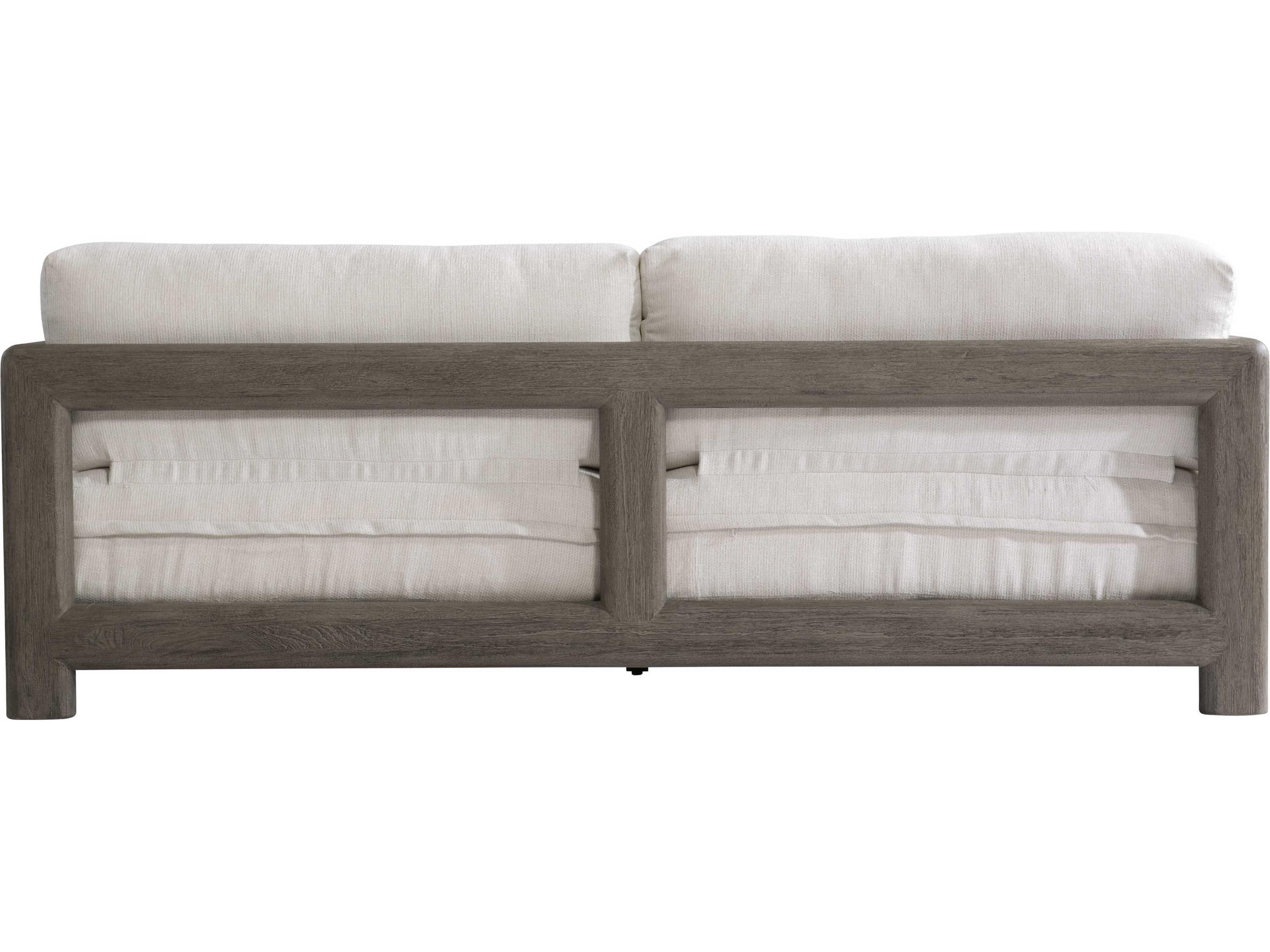 Bernhardt Exteriors Weathered Teak Cushion Sofa