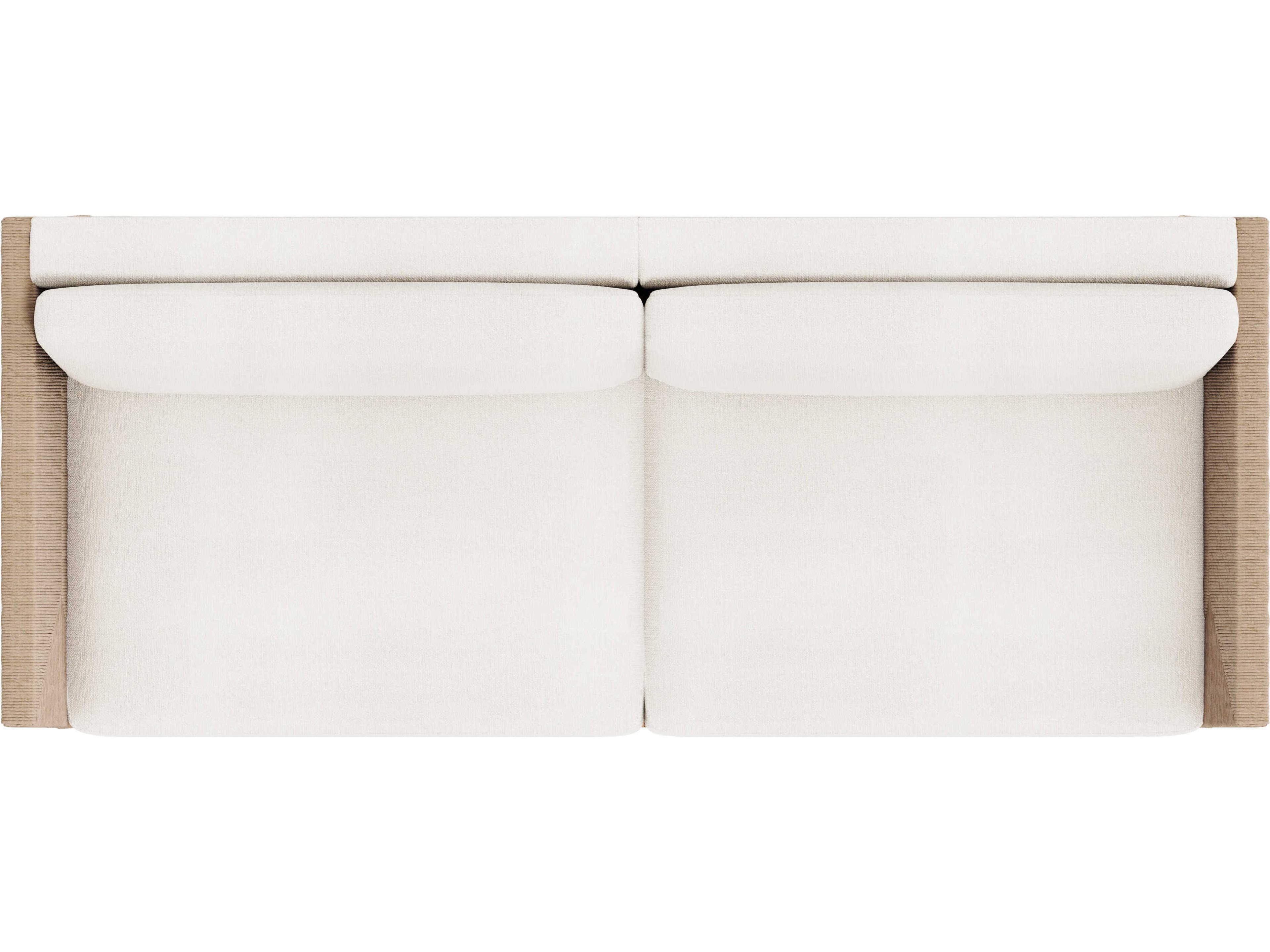 Bernhardt Exteriors Praia Teak Cushion Outdoor Patio Sofa