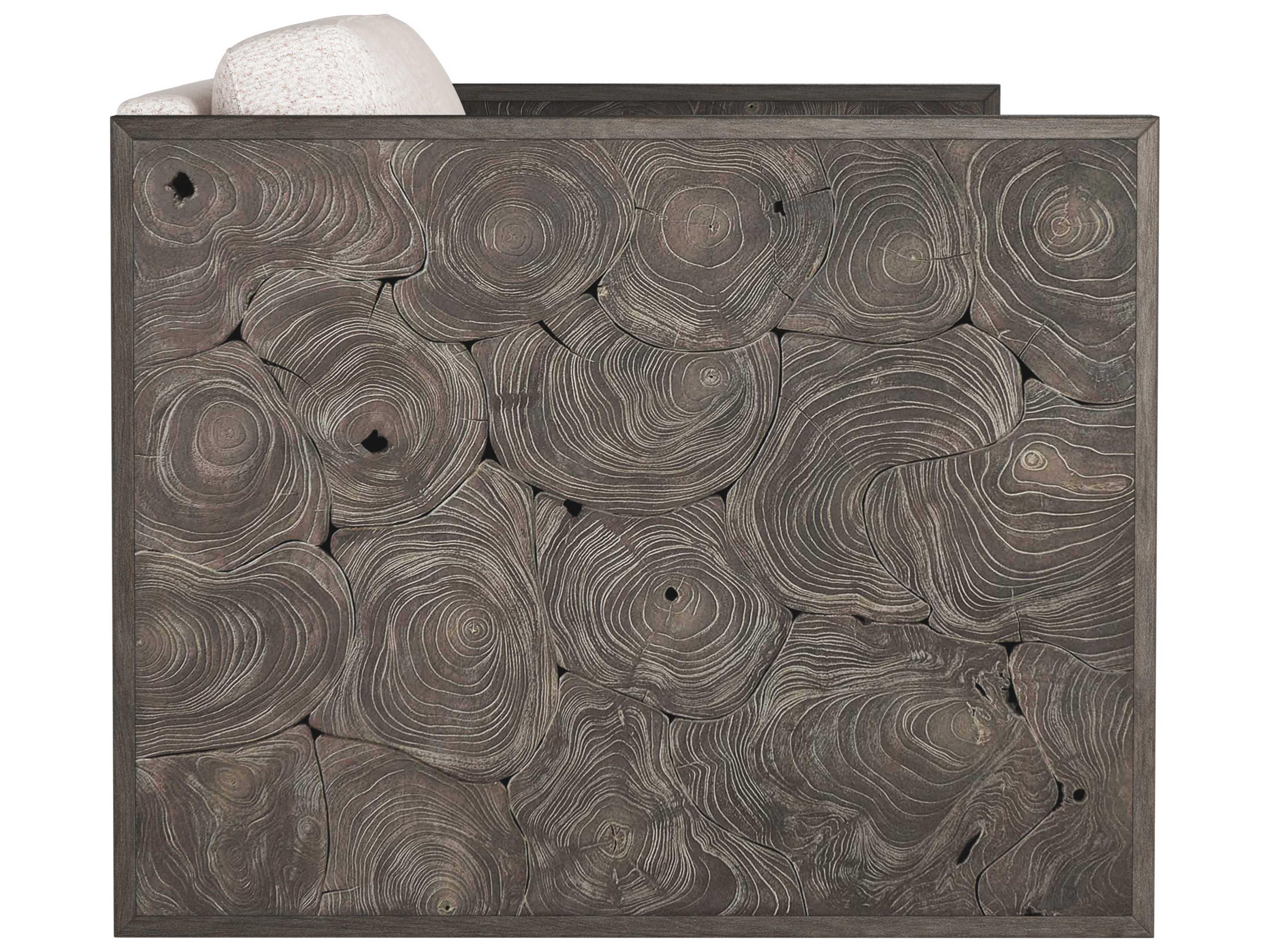 Bernhardt Exteriors Smoked Truffle Madura Patio Sofa with Cushion