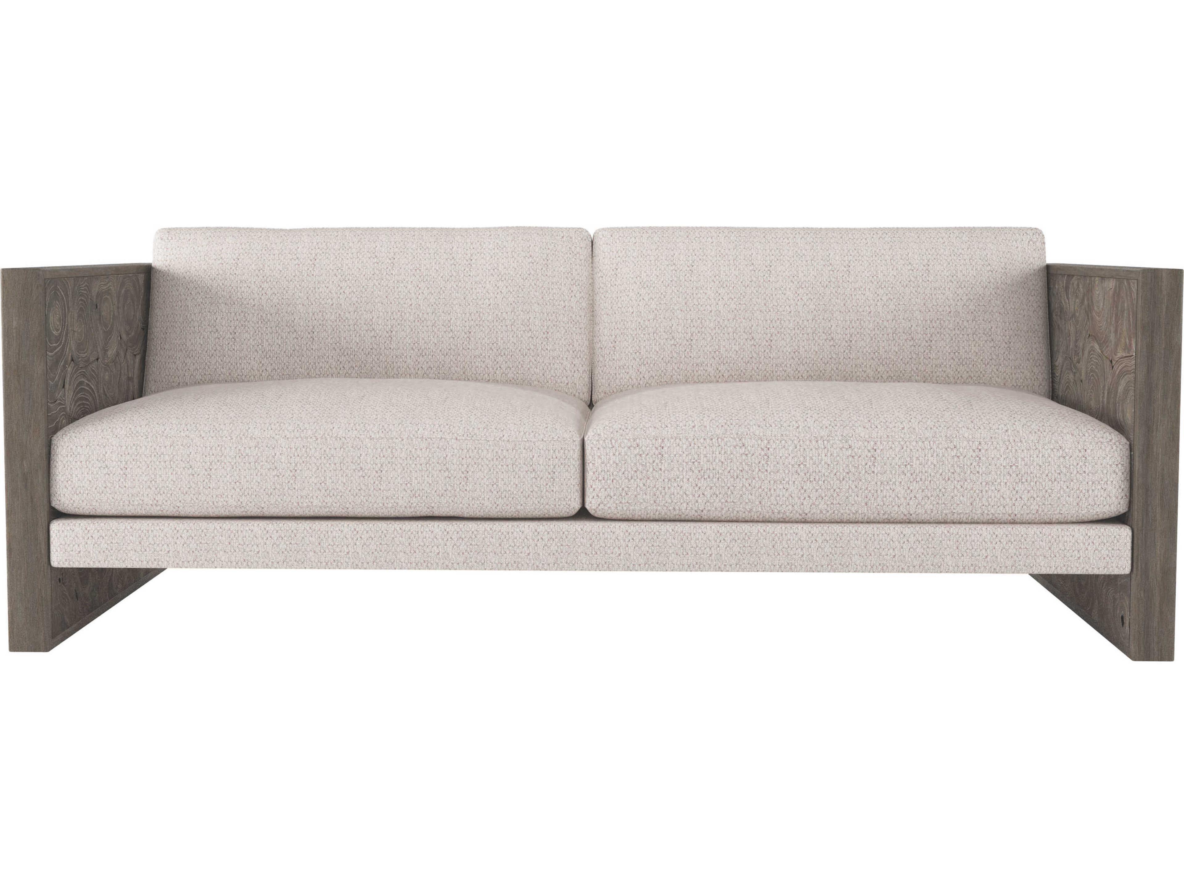 Bernhardt Exteriors Smoked Truffle Madura Patio Sofa with Cushion