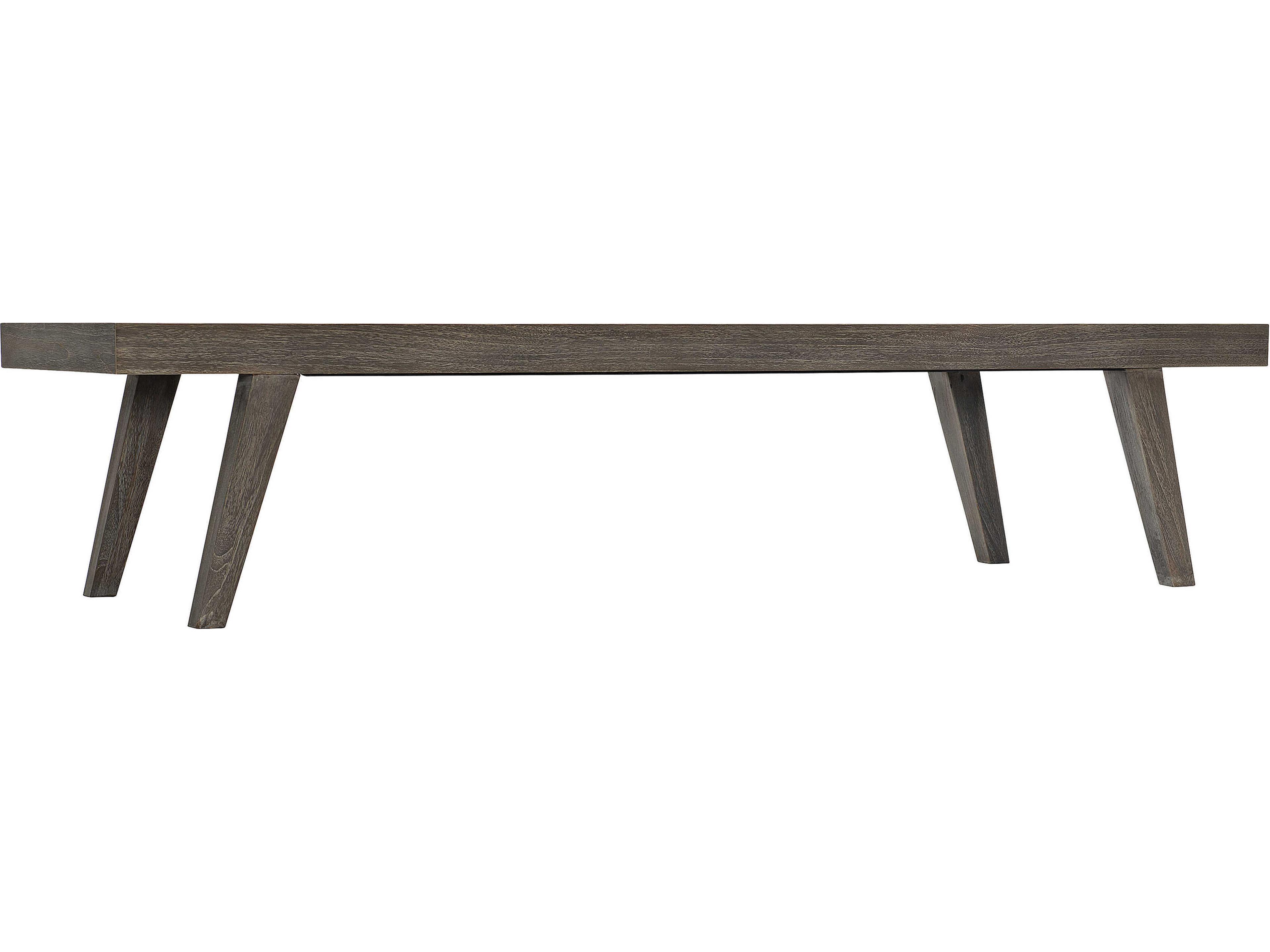 Bernhardt Exteriors Madura Smoked Truffle Teak Outdoor Patio Bench