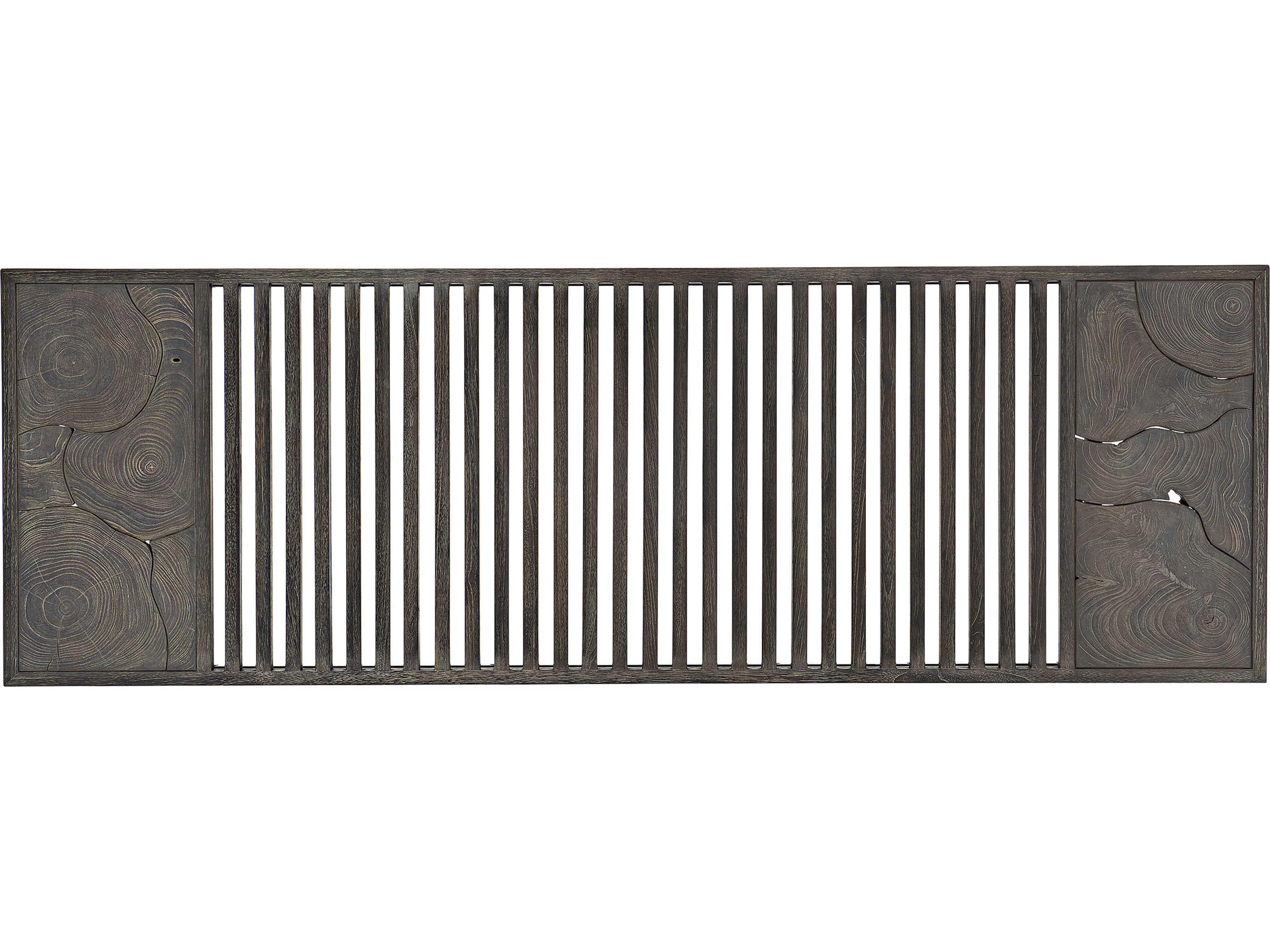 Bernhardt Exteriors Madura Smoked Truffle Teak Outdoor Patio Bench