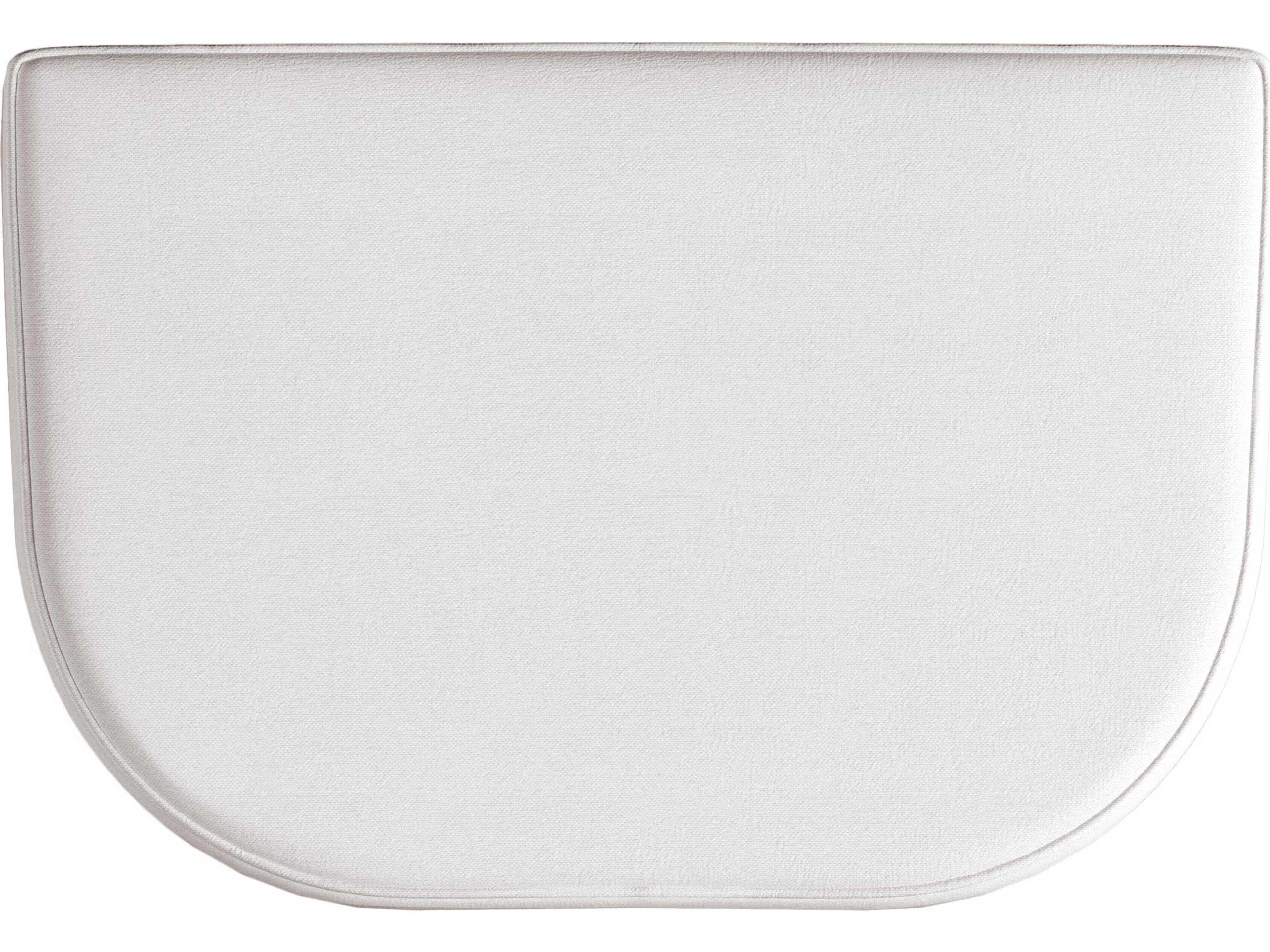 Bernhardt Exteriors Captiva White/Cream Wicker Cushion Ottoman