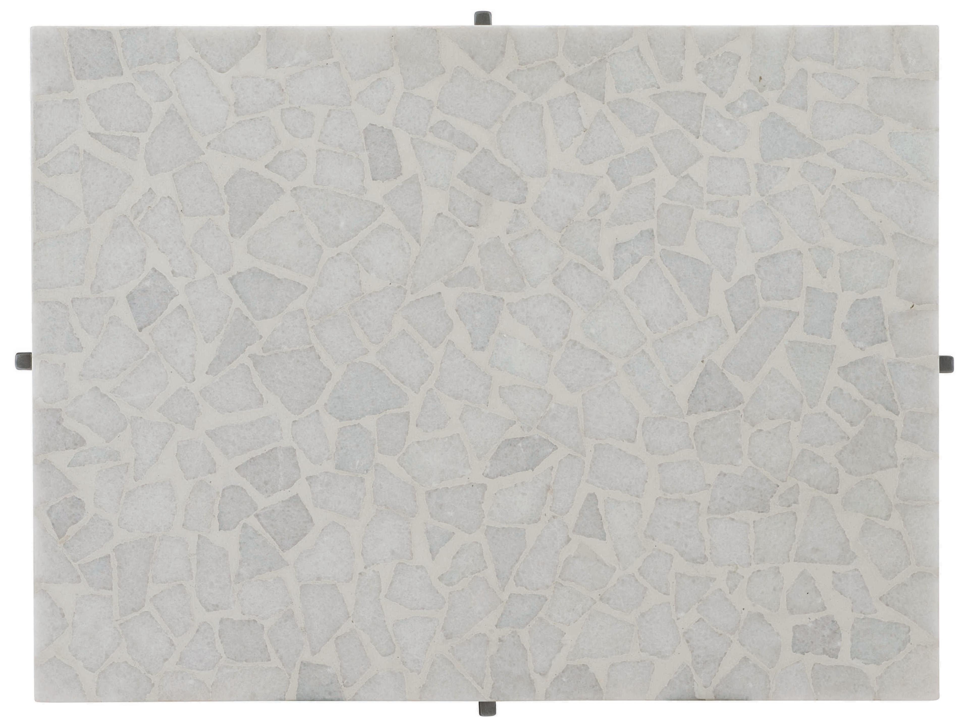 Bernhardt Exteriors Stillwater Flint Gray / Terrazzo Rectangular Outdoor Coffee Table